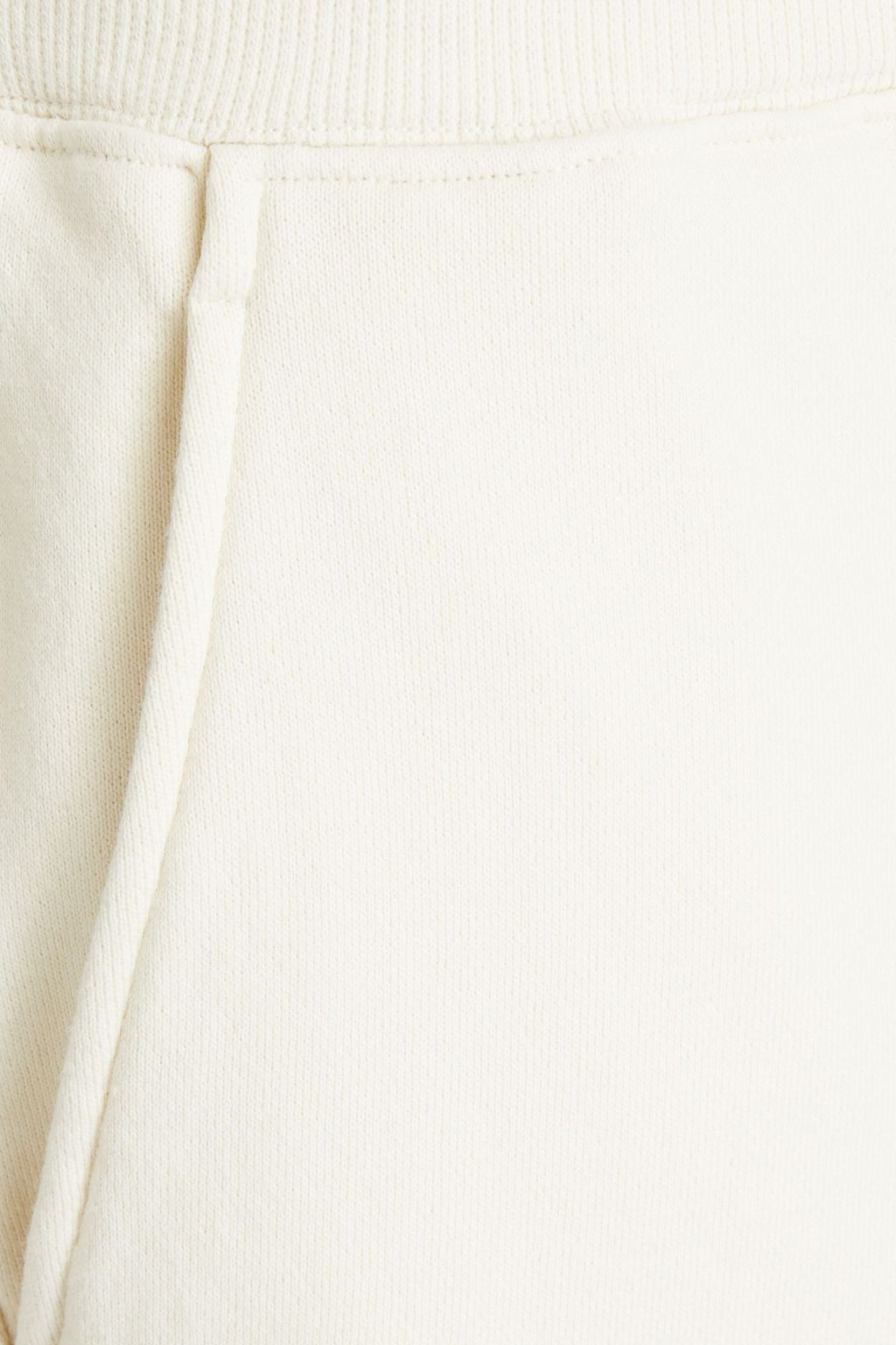ASPESI Printed French cotton-terry shorts