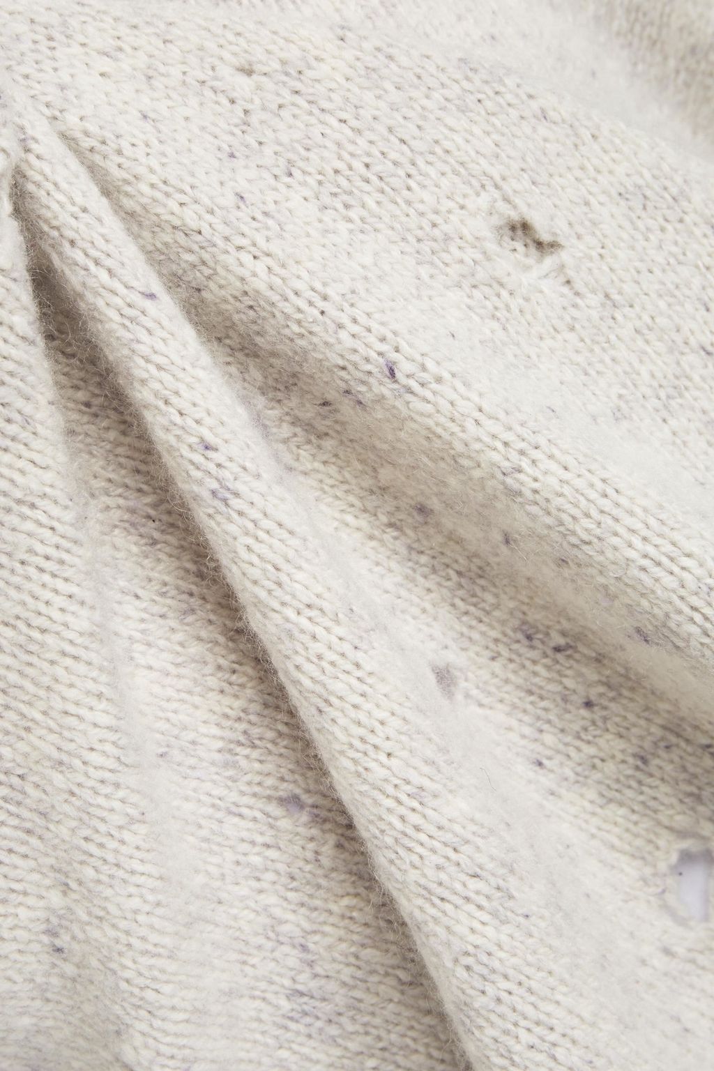 AUTUMN CASHMERE Distressed cashmere sweater