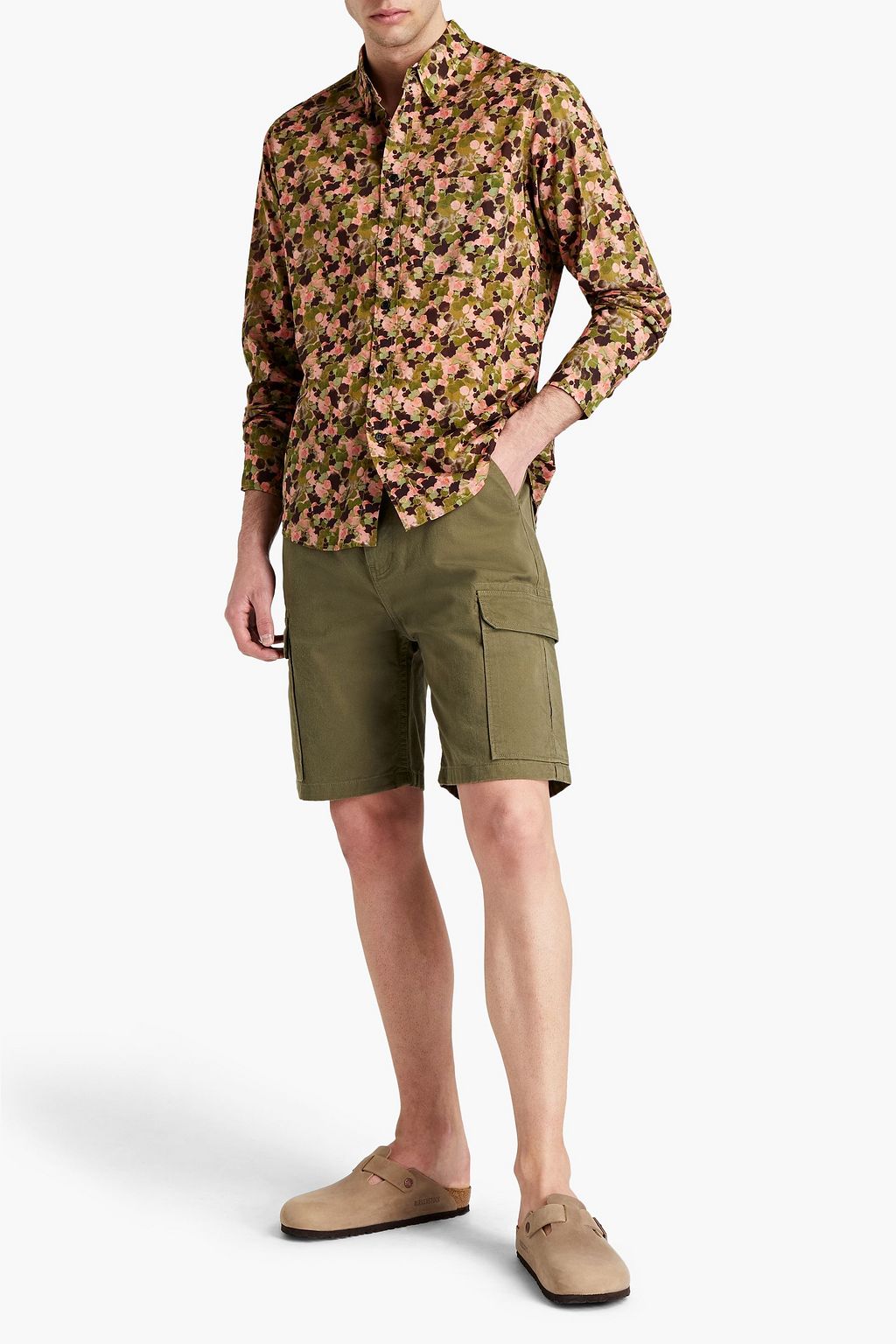 ISABEL MARANT Ilako printed cotton-poplin shirt