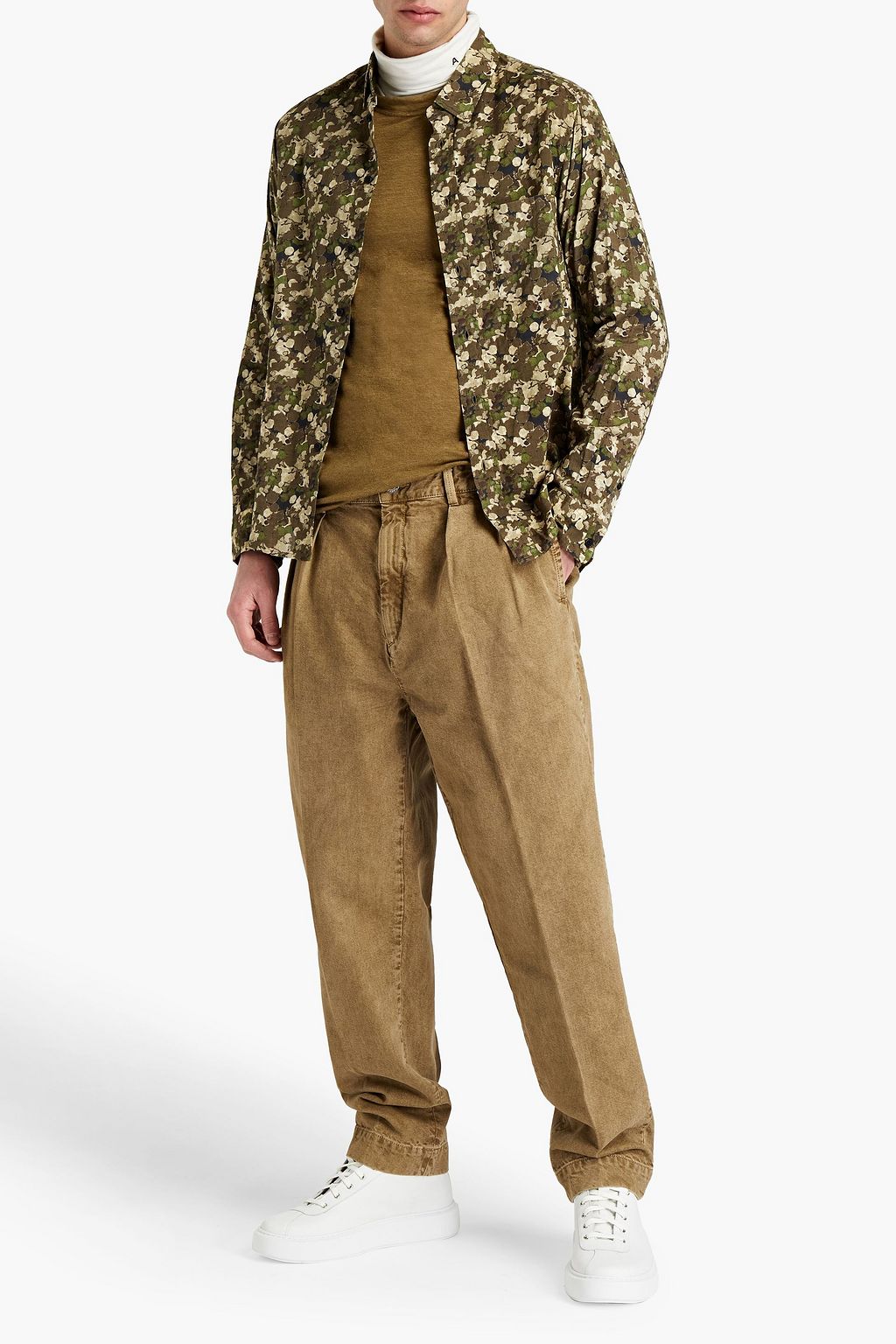 ISABEL MARANT Ilako printed cotton-poplin shirt