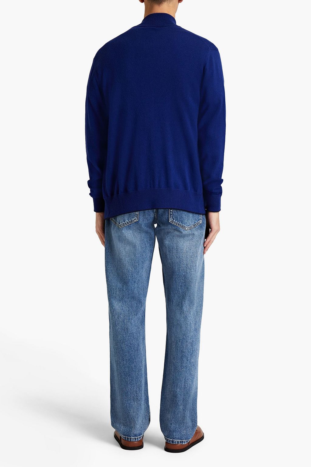 N.PEAL The Knightsbridge cashmere zip-up sweater