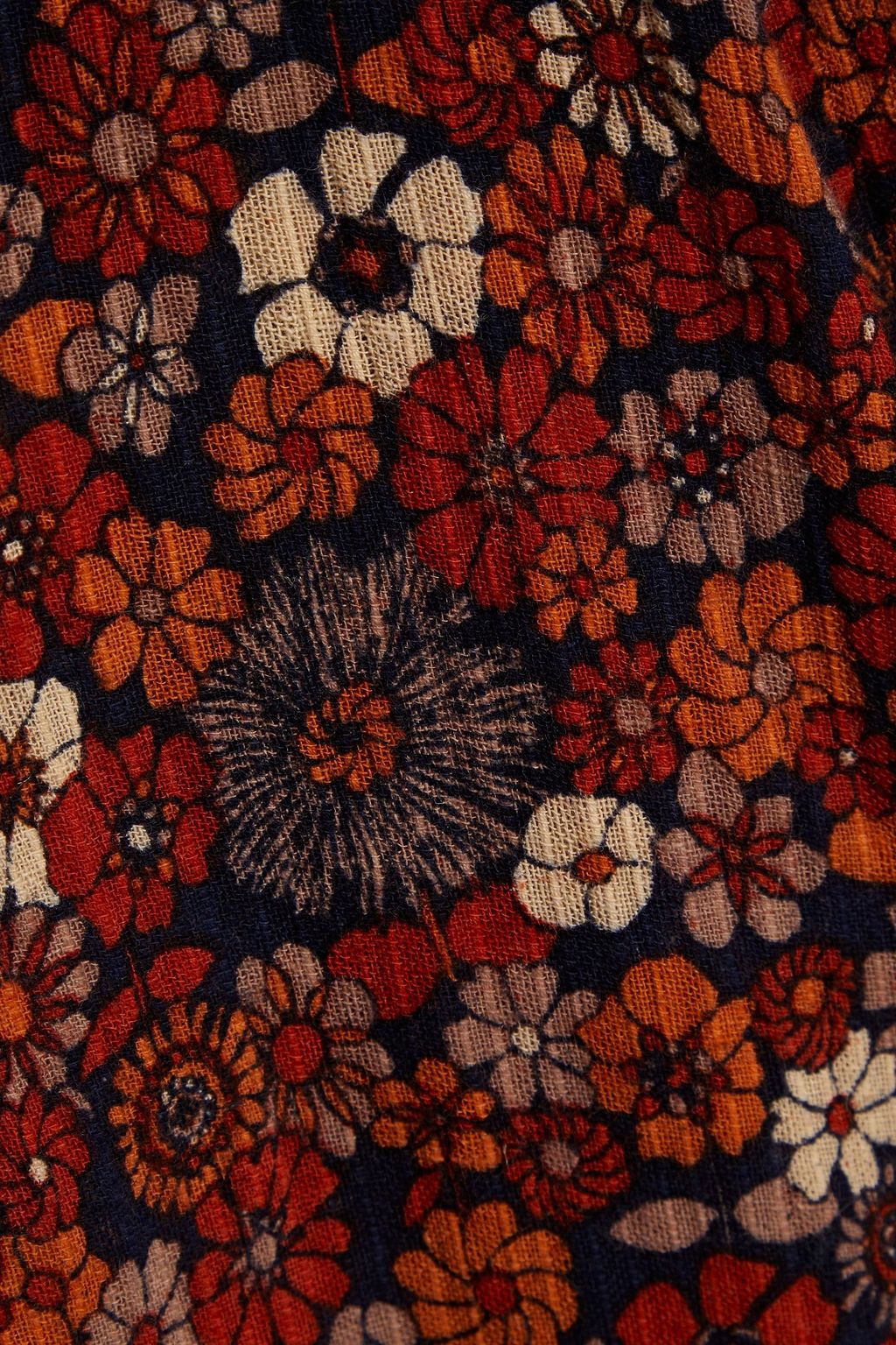 ANTIK BATIK Paoli belted floral-print cotton-gauze maxi dress