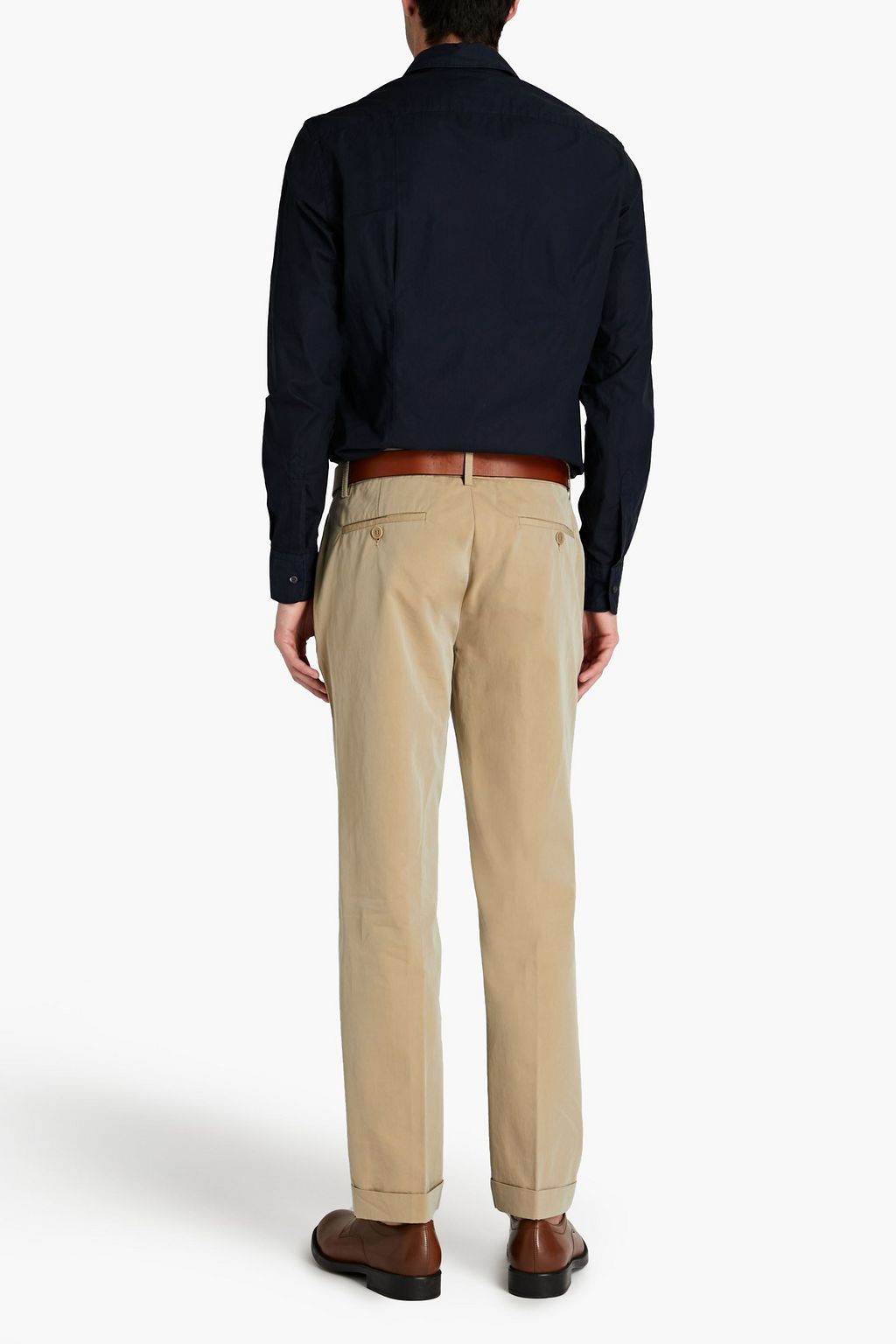 ASPESI Tapered cotton-twill pants