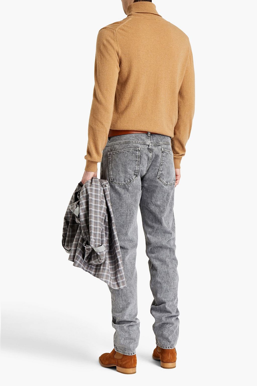 ISABEL MARANT Jacko slim-fit acid-wash denim jeans