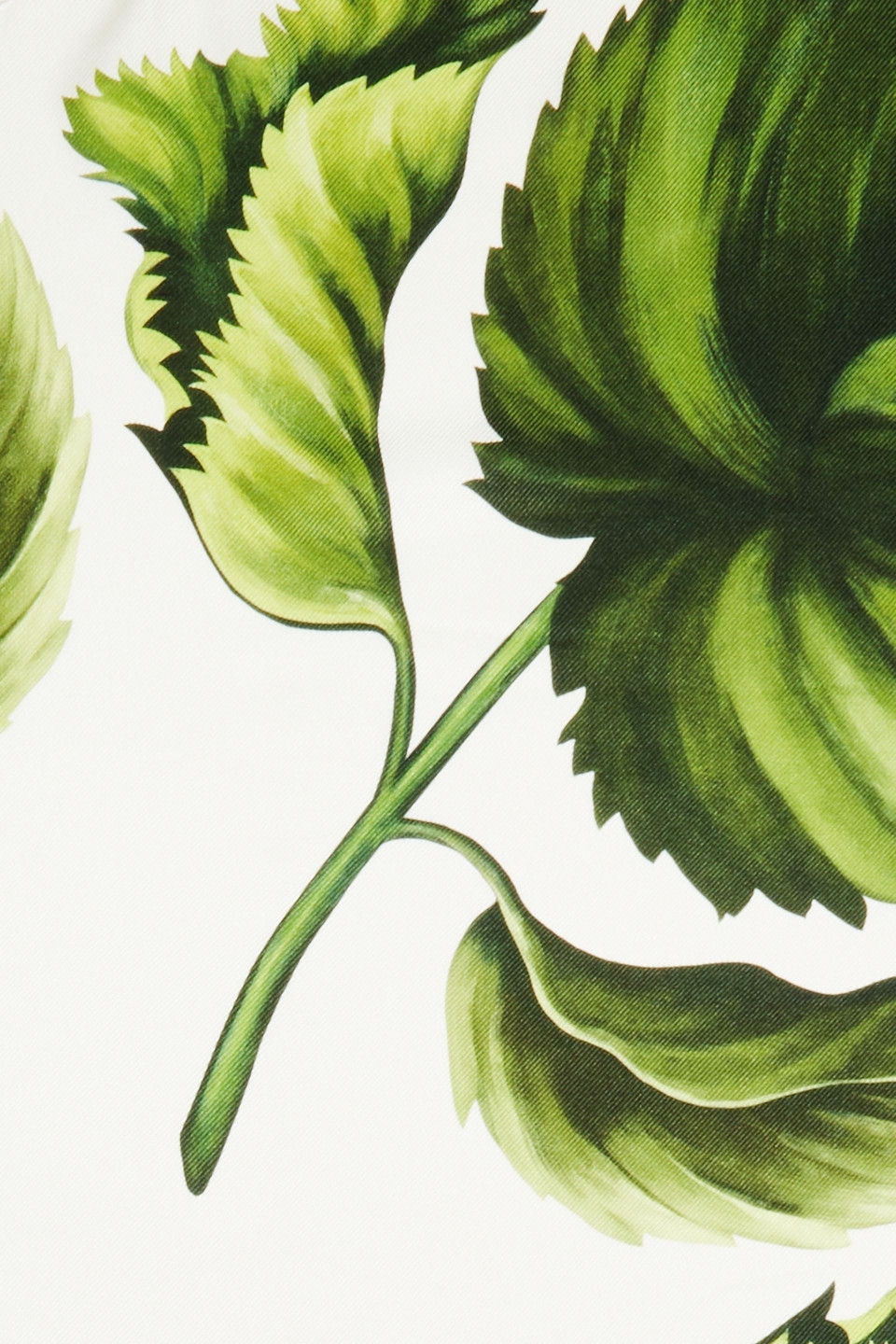 Oscar De La Renta Printed Silk-twill Scarf In Off-white