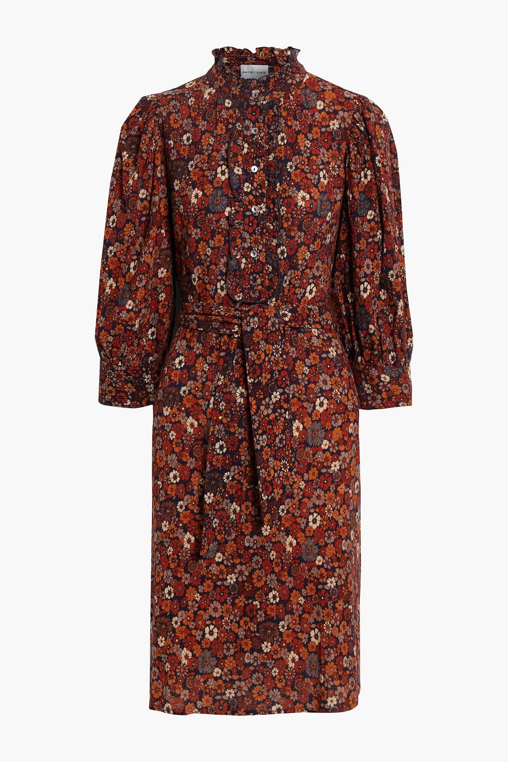 ANTIK BATIK Paoli belted floral-print cotton dress | Sale up to 70% off | THE OUTNET ANTIK BATIK Paoli belted floral-print cotton dress | Sale up to 70% off | THE OUTNET