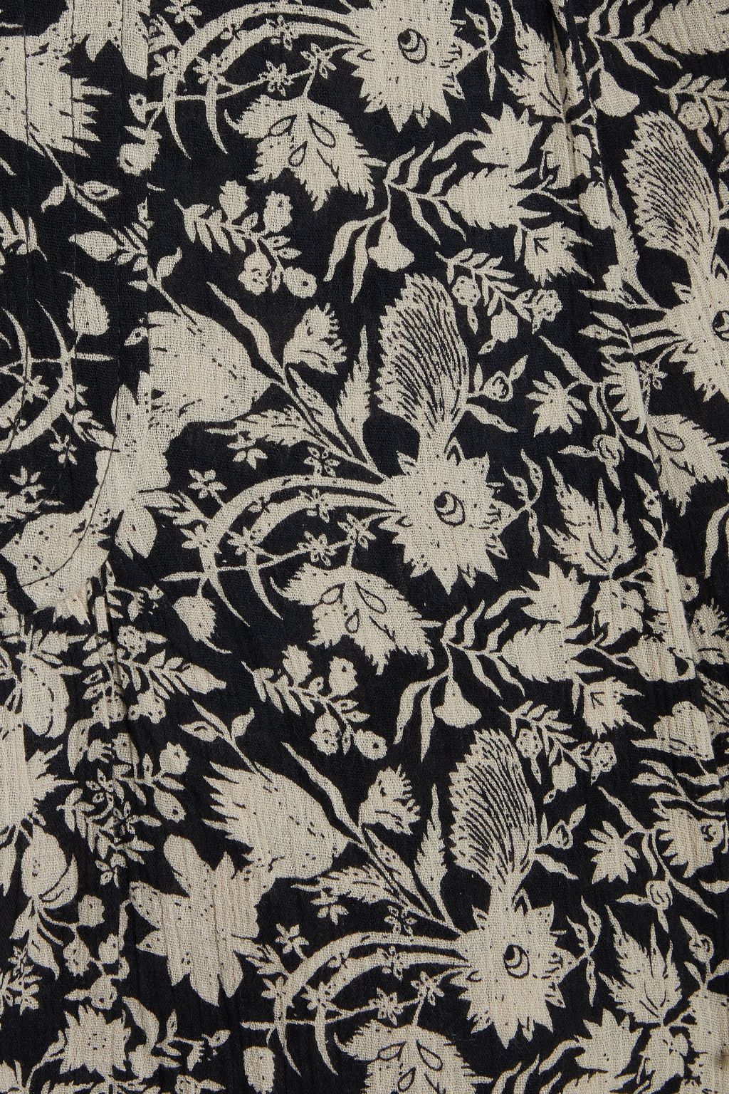 ANTIK BATIK Amel floral-print cotton-gauze blouse
