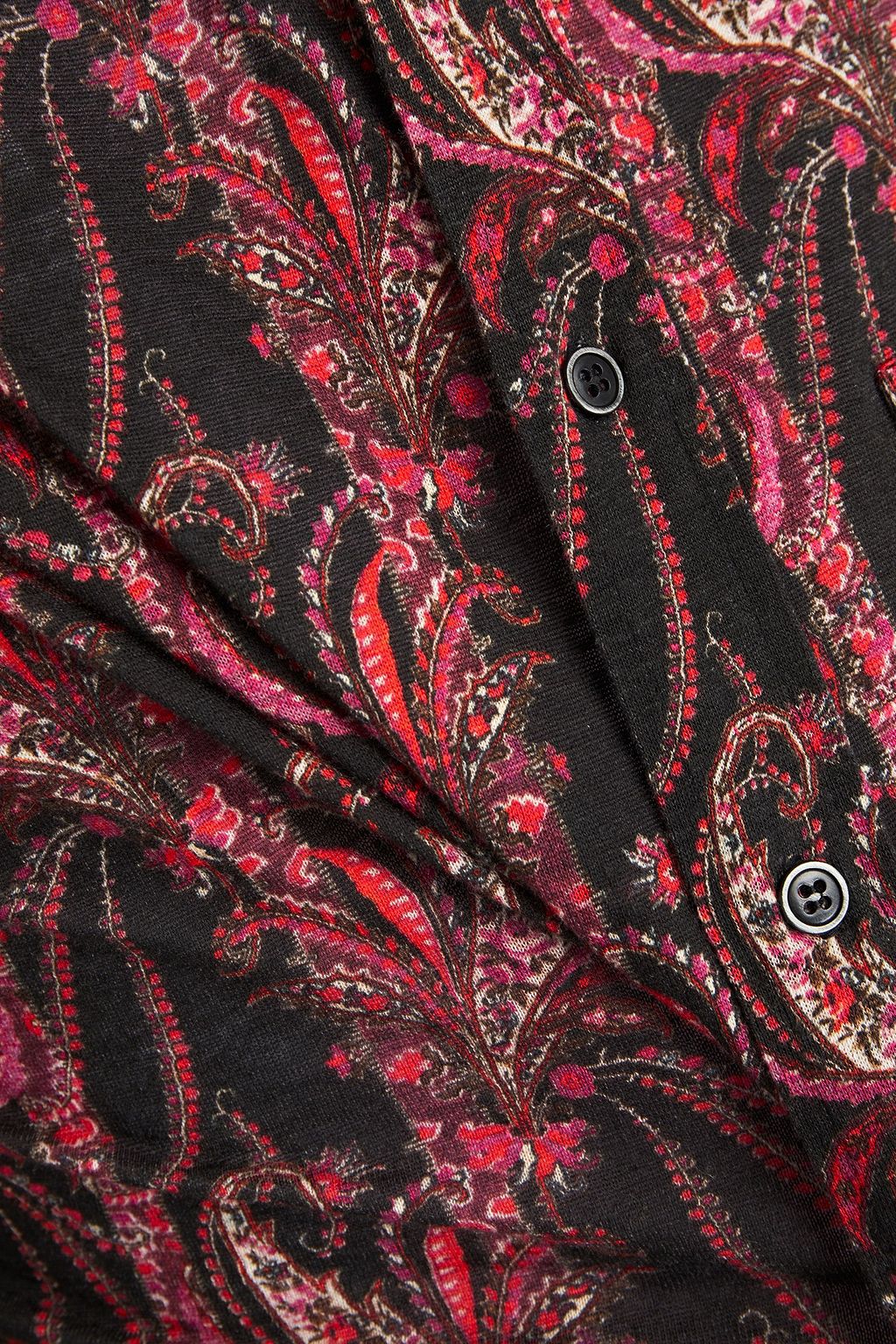ISABEL MARANT Tilako paisley-print linen-jersey shirt