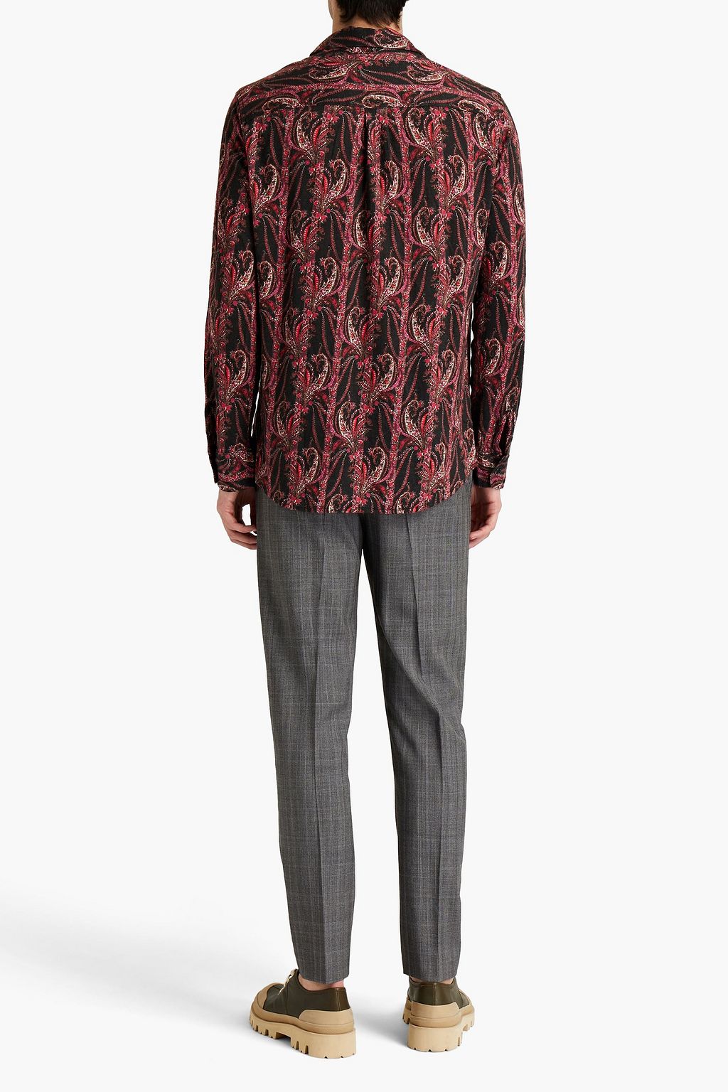 ISABEL MARANT Tilako paisley-print linen-jersey shirt