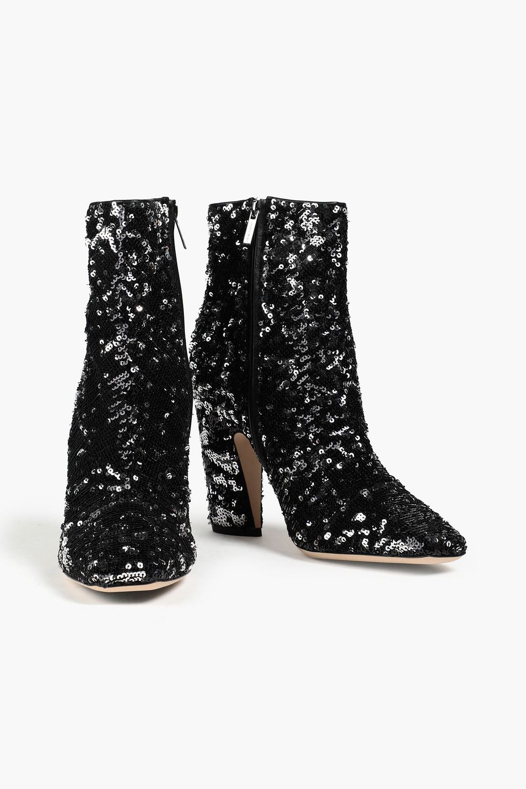 JIMMY CHOO Mirren 100 sequined tulle ankle boots