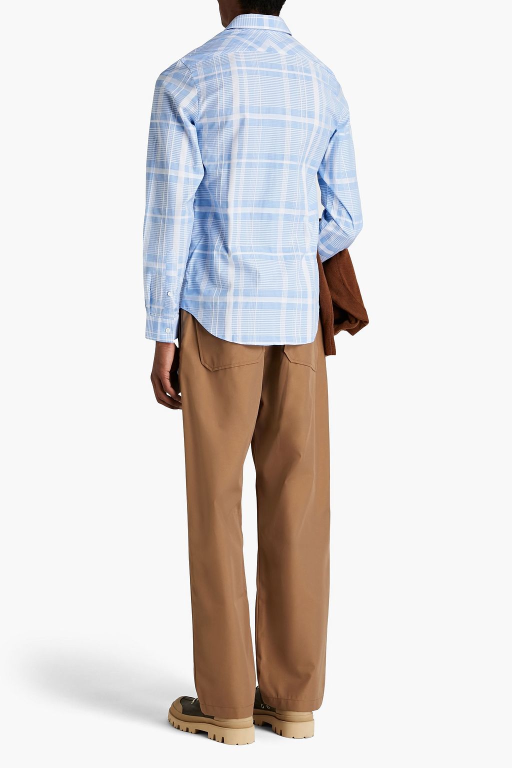 ACNE STUDIOS Sid checked cotton-poplin shirt