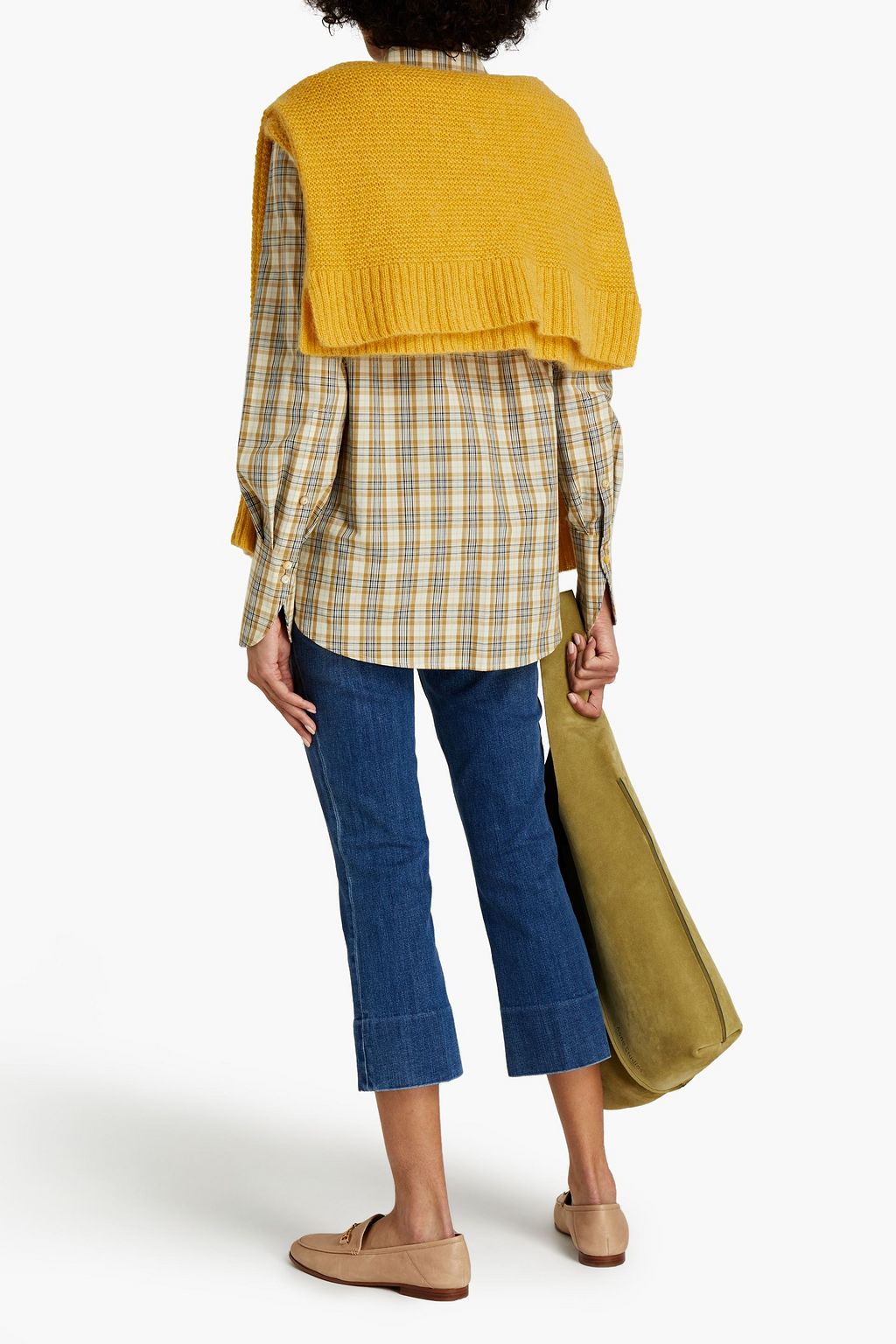 TORY BURCH Checked cotton shirt