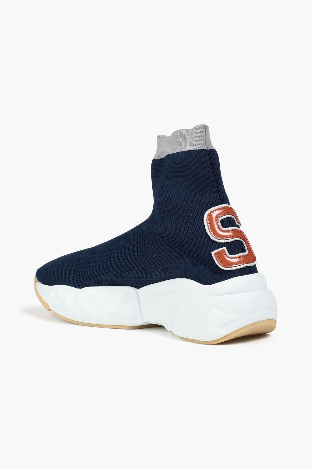 ACNE STUDIOS Stretch-knit high-top sneakers