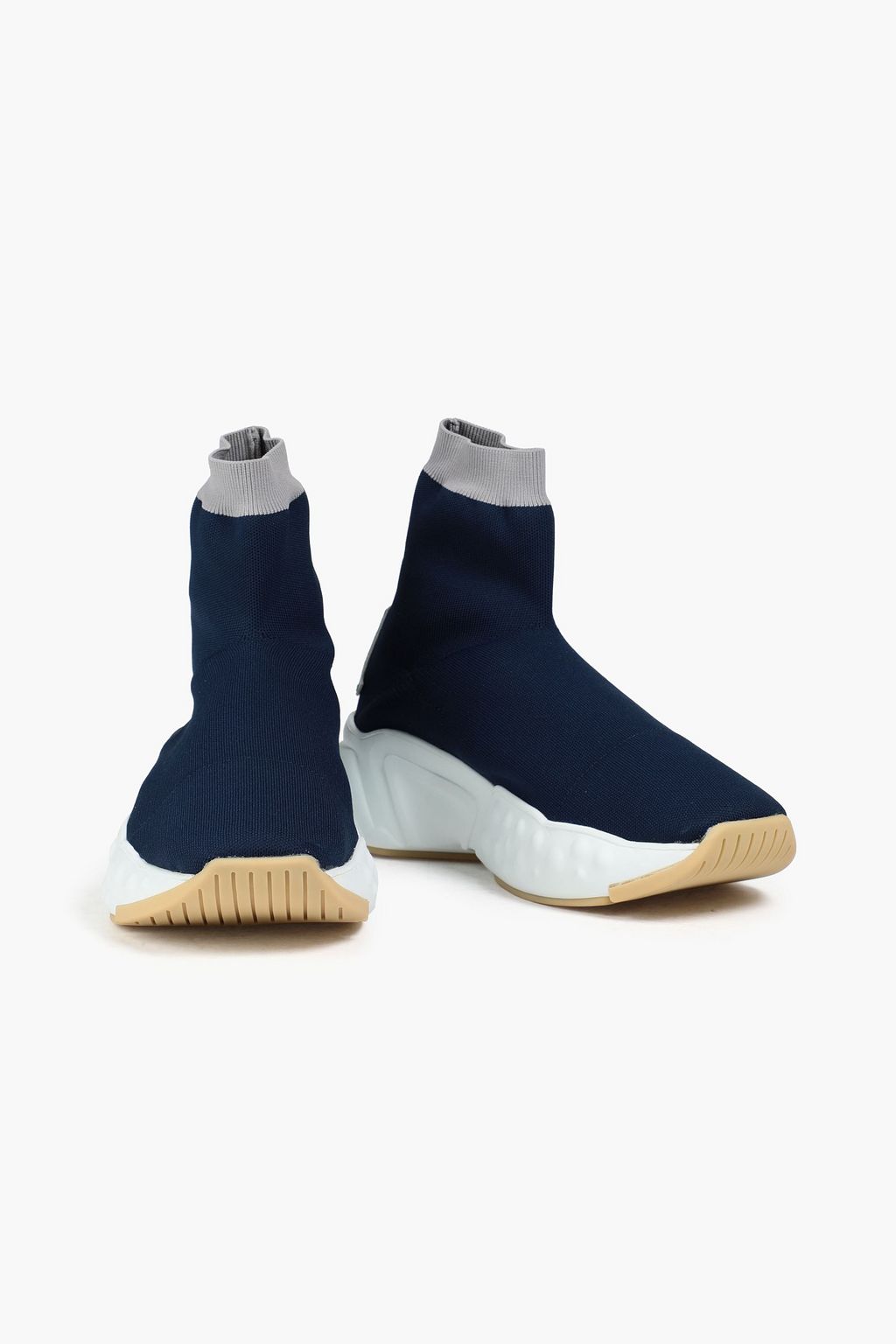 ACNE STUDIOS Stretch-knit high-top sneakers