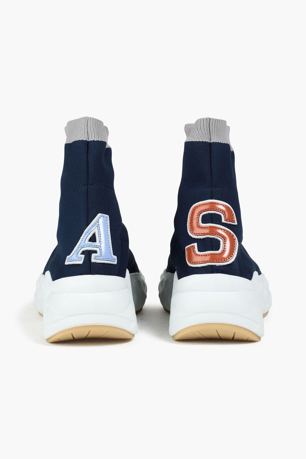 ACNE STUDIOS Stretch-knit high-top sneakers