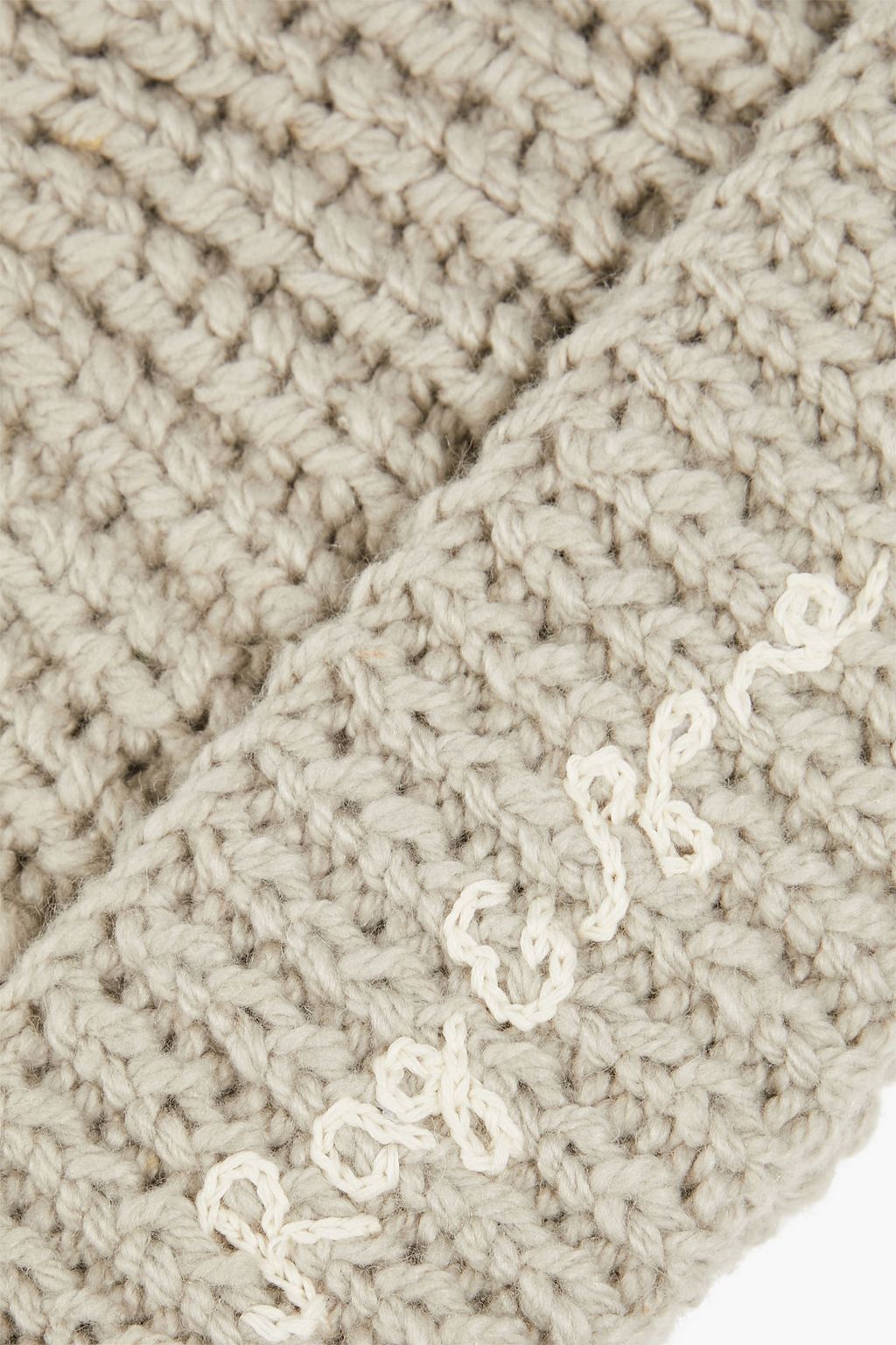 RAG & BONE Logo-embroidered ribbed-knit beanie