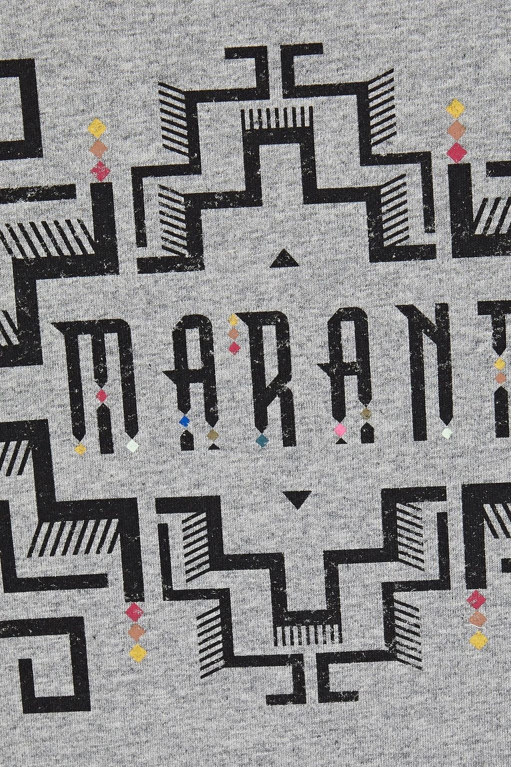 ISABEL MARANT Logo-print cotton-jersey T-shirt