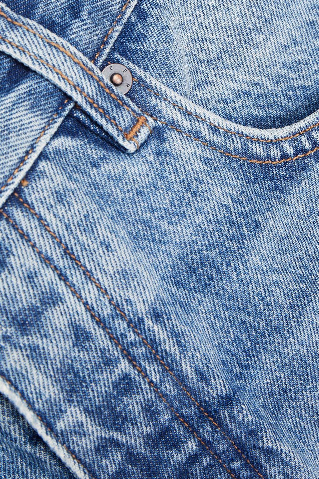FRAME Faded whiskered denim jeans