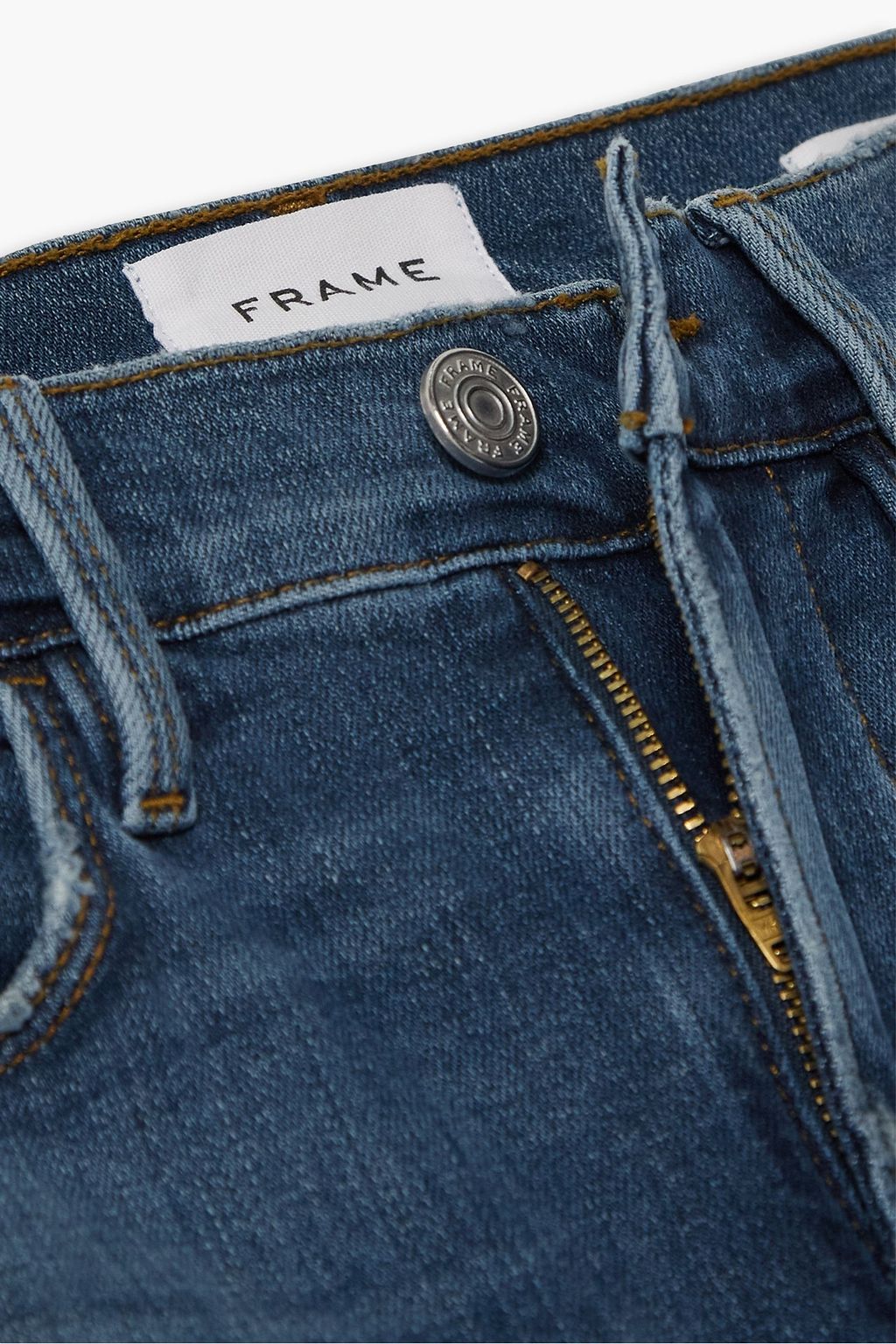 FRAME クロップド スキニージーンズ