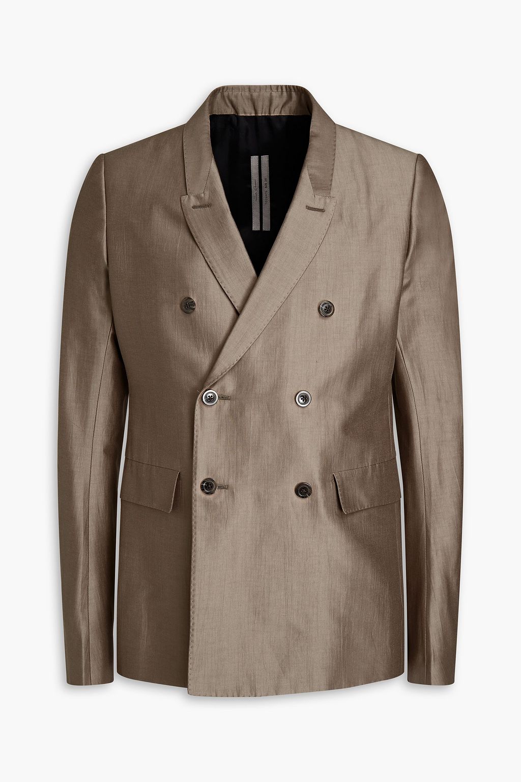 rick owens double breasted blazer