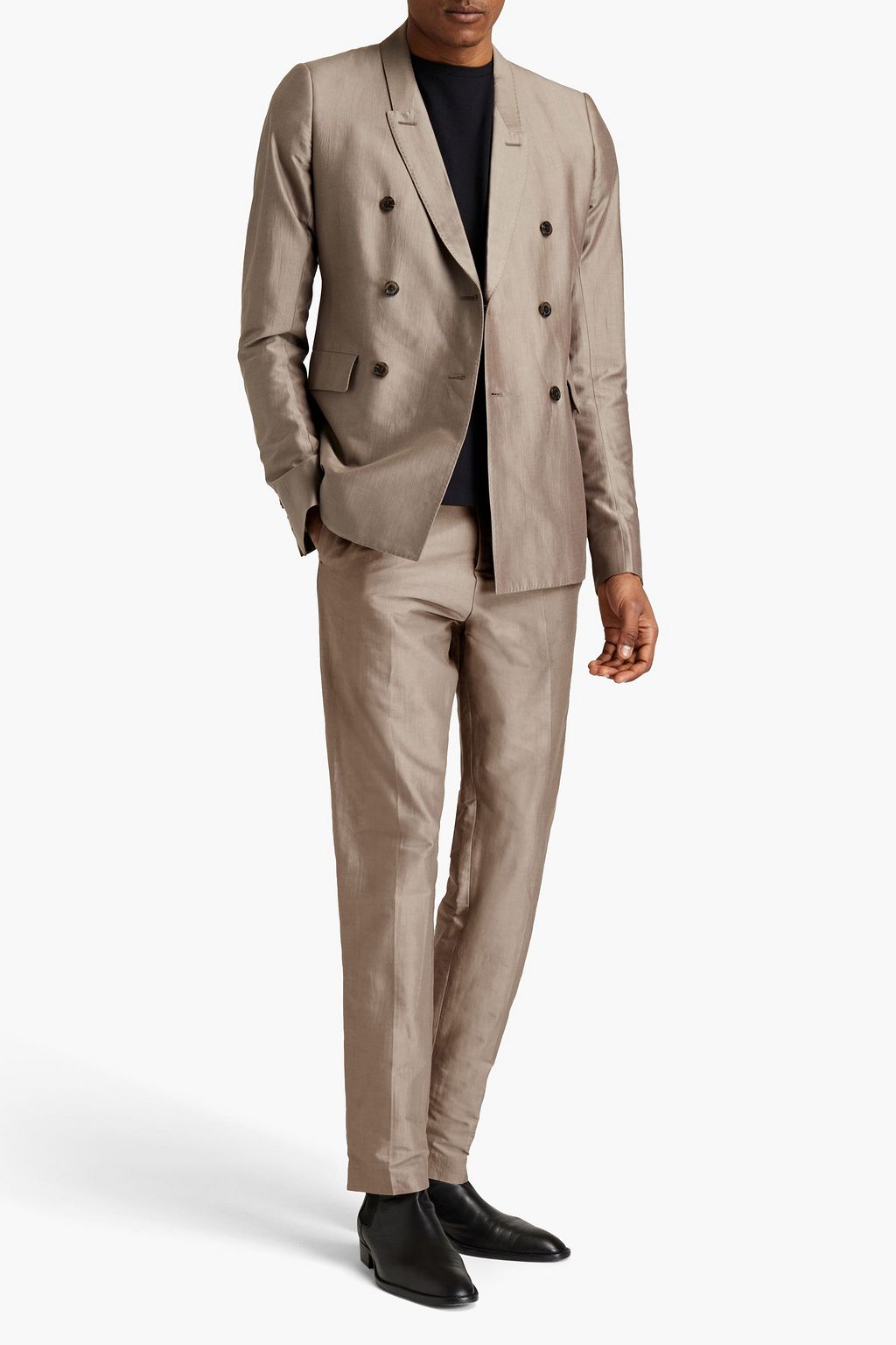 rick owens double breasted blazer
