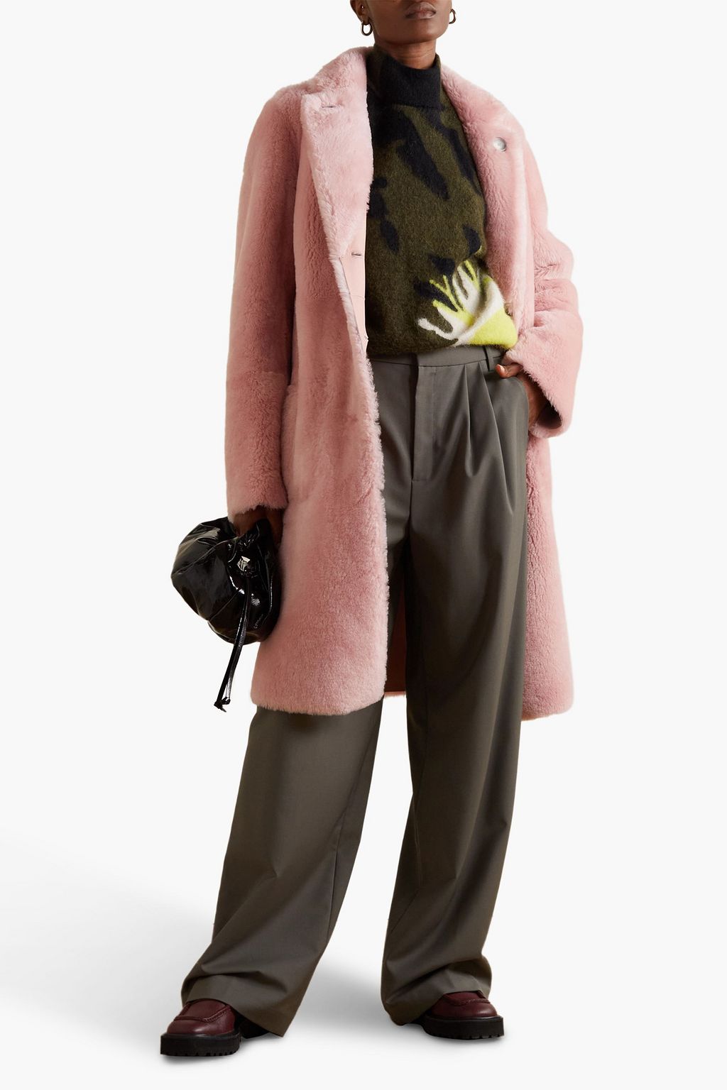 JOSEPH Britanny reversible shearling coat