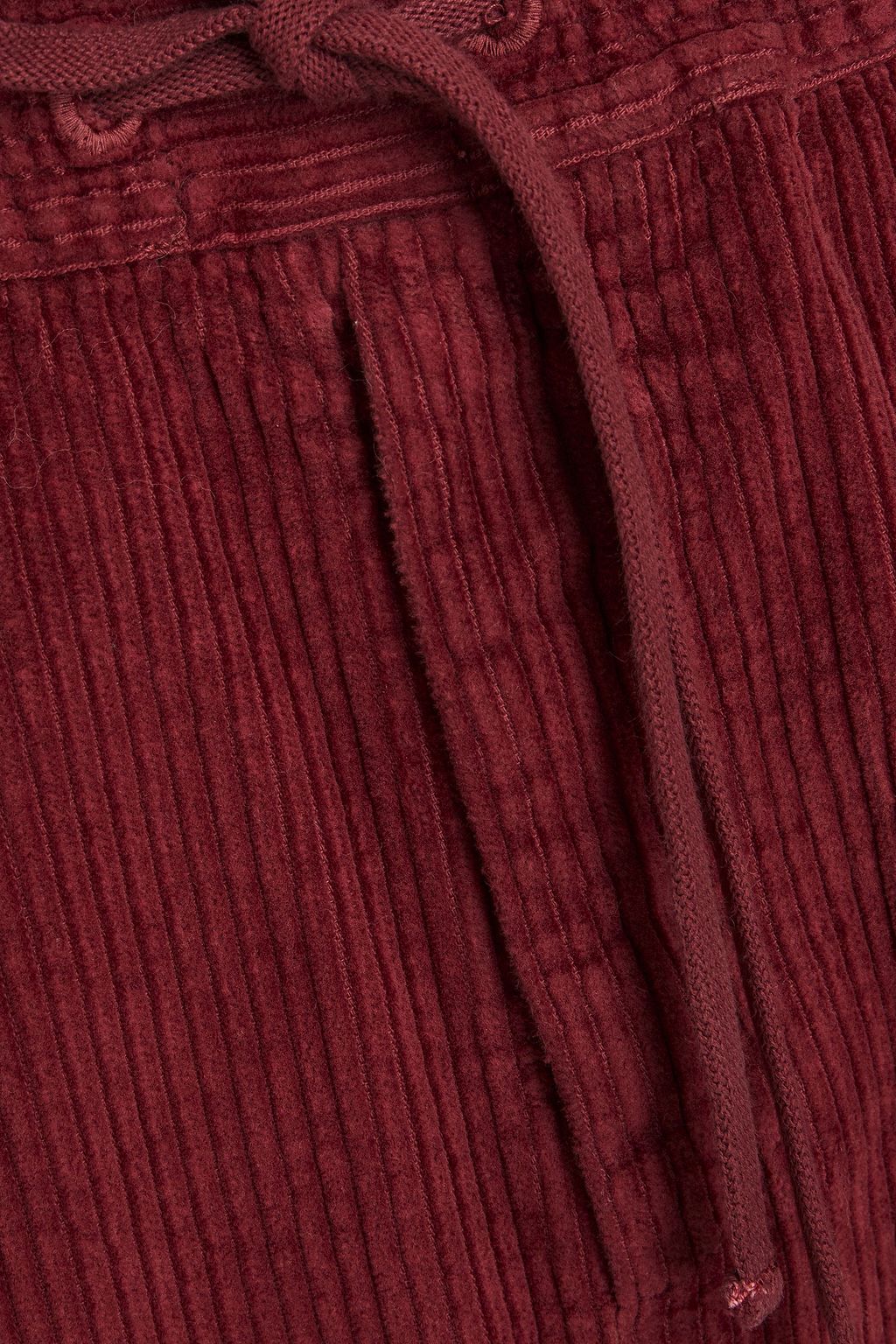 ISABEL MARANT Tapered cotton-corduroy drawstring pants