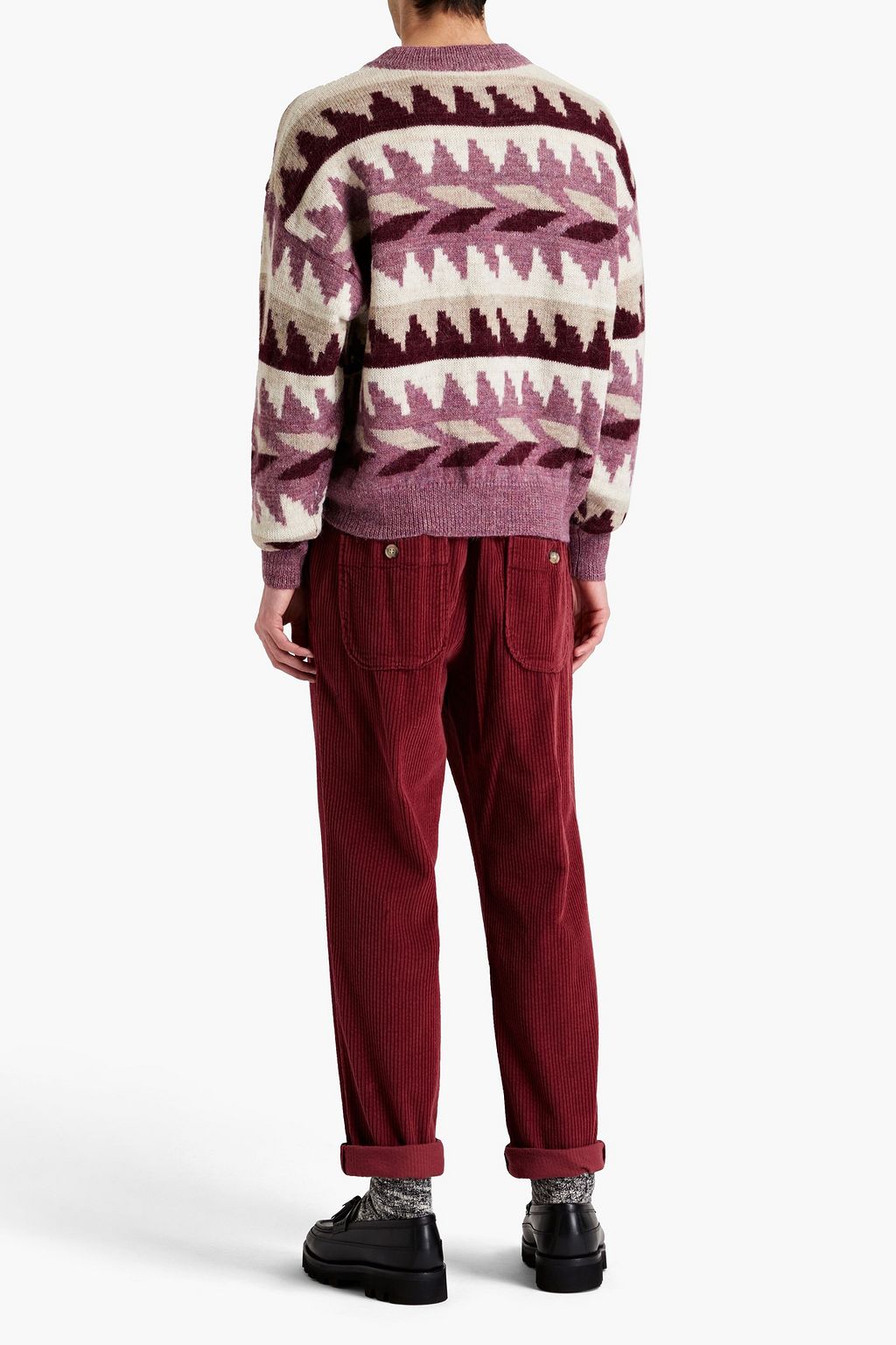 ISABEL MARANT Tapered cotton-corduroy drawstring pants