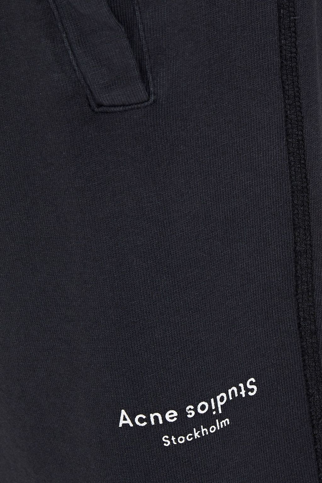 ACNE STUDIOS Logo-print cotton-jersey shorts