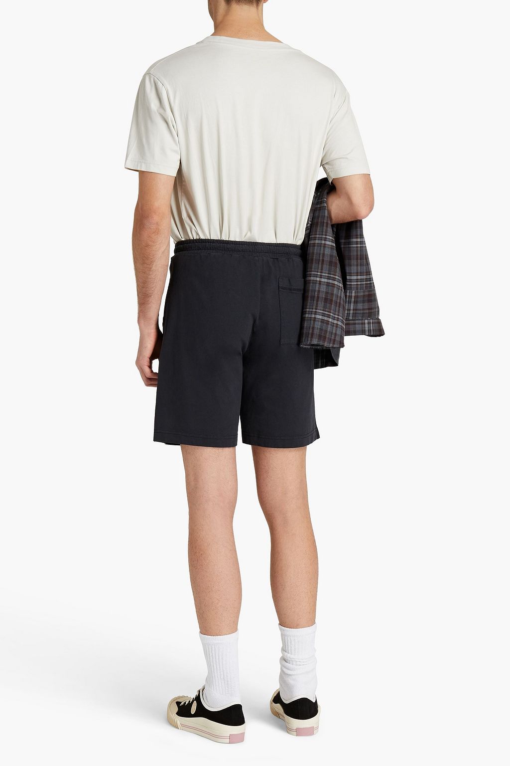 ACNE STUDIOS Logo-print cotton-jersey shorts
