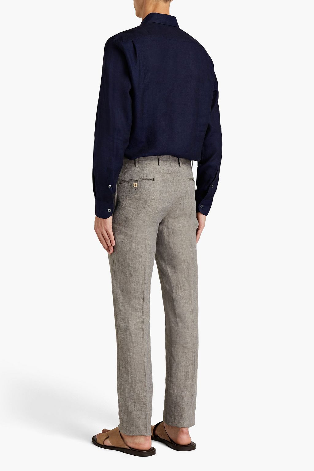 ZEGNA Linen-gauze shirt