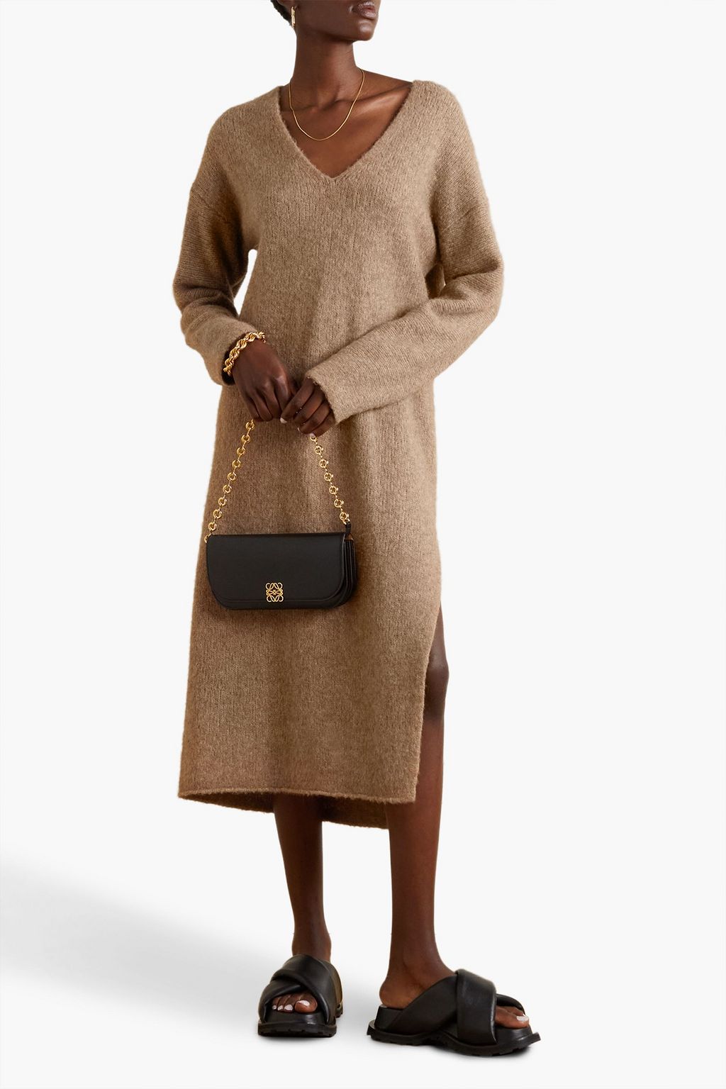 BY MALENE BIRGER Favine knitted midi dress