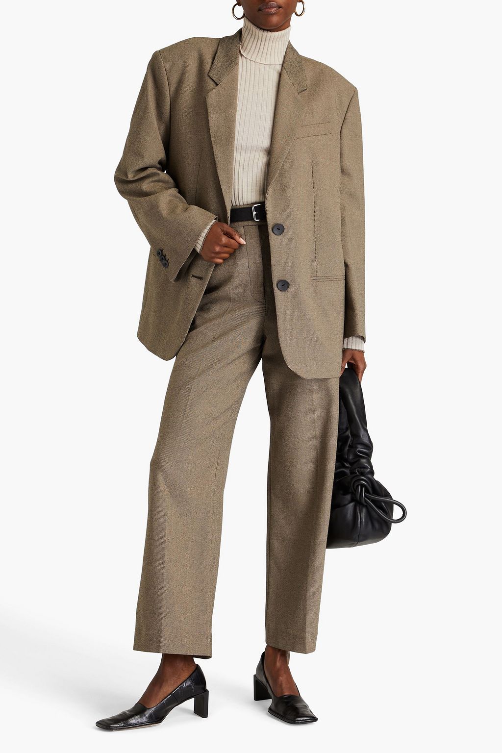 BY MALENE BIRGER بليزر مصنوع من نسيج محبوك