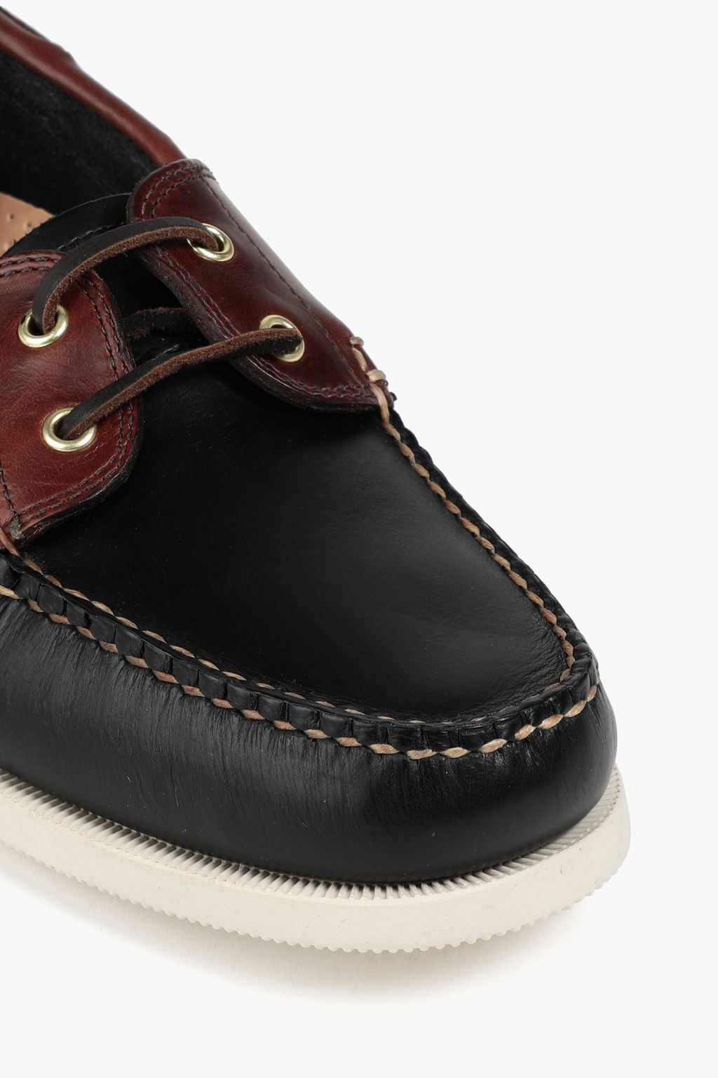 G.H. BASS & CO Jetty II two-tone leather boat shoes