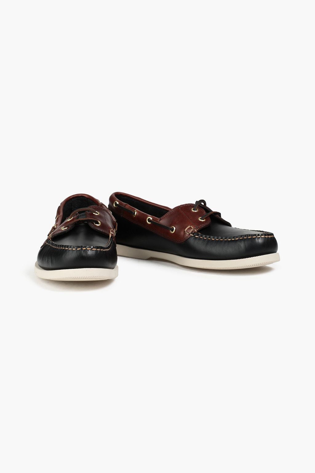 G.H. BASS & CO Jetty II two-tone leather boat shoes