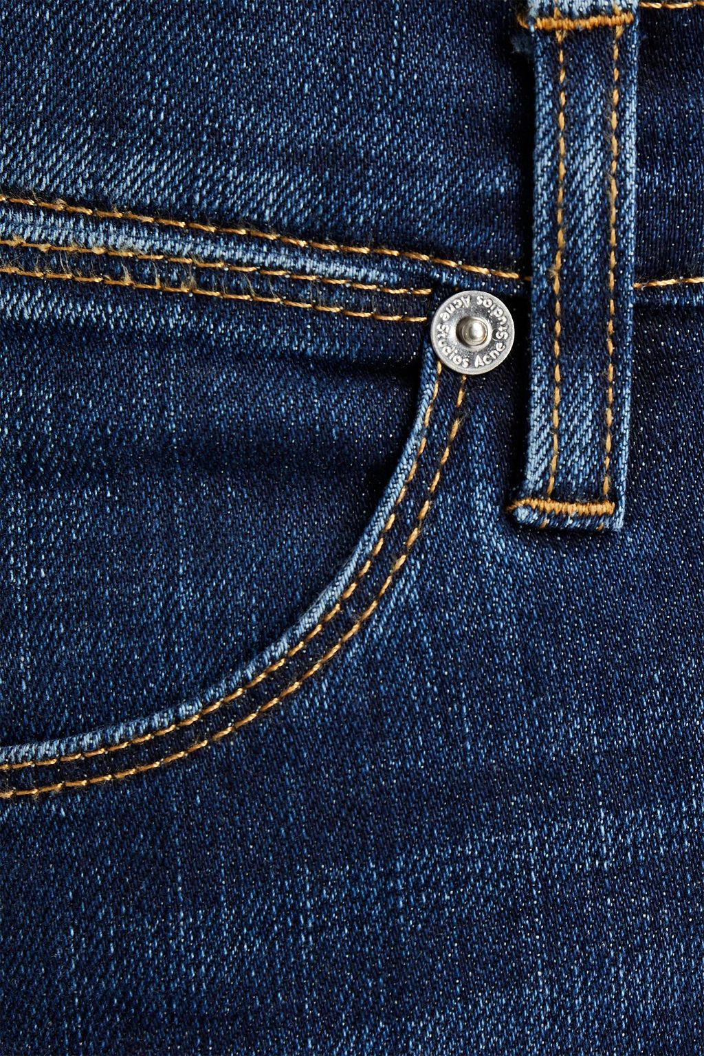 ACNE STUDIOS Skinny-fit whiskered denim jeans