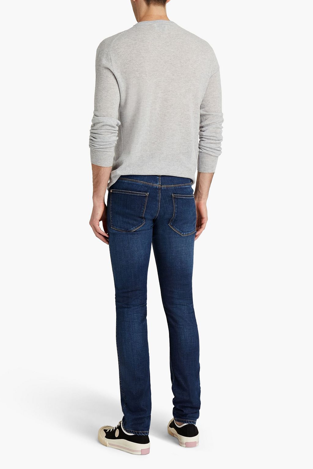 ACNE STUDIOS Skinny-fit whiskered denim jeans