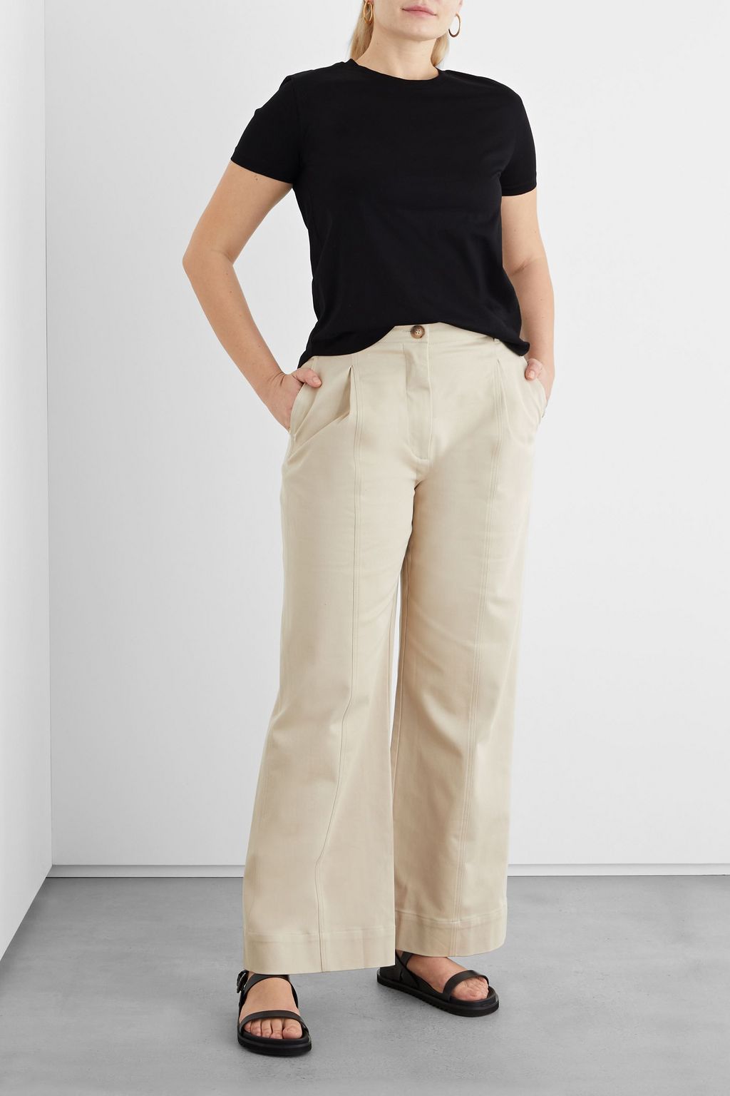 IRIS & INK Alice organic cotton-jersey T-shirt