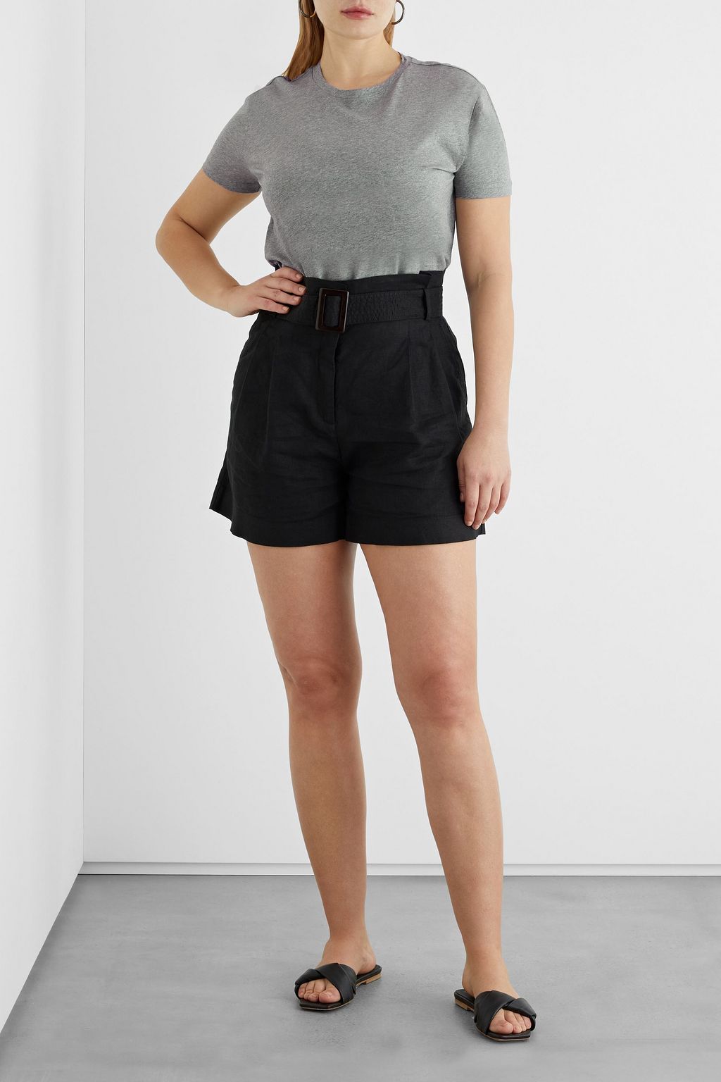 IRIS & INK Marie organic cotton-jersey T-shirt