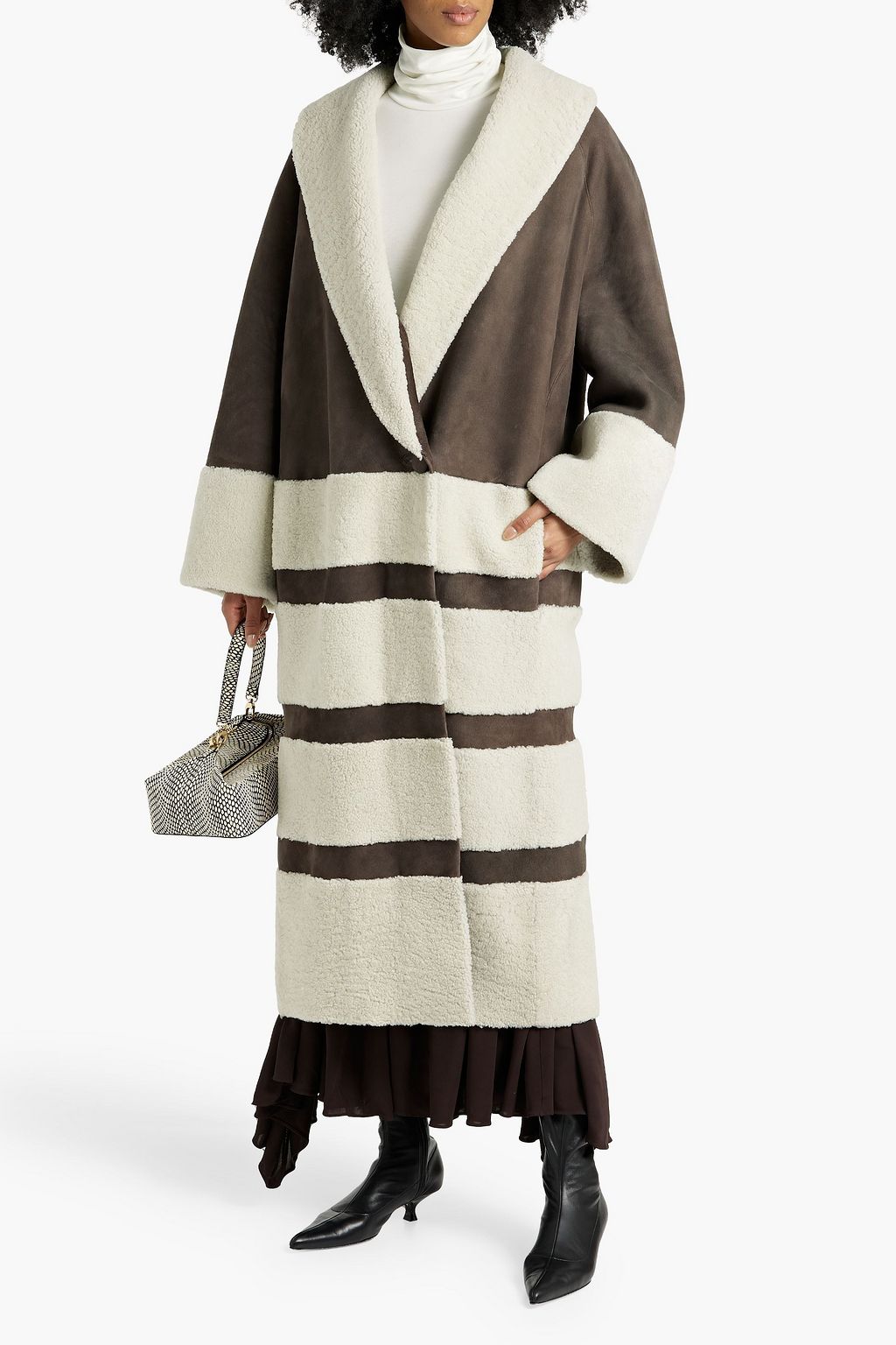 KHAITE Pia shearling coat