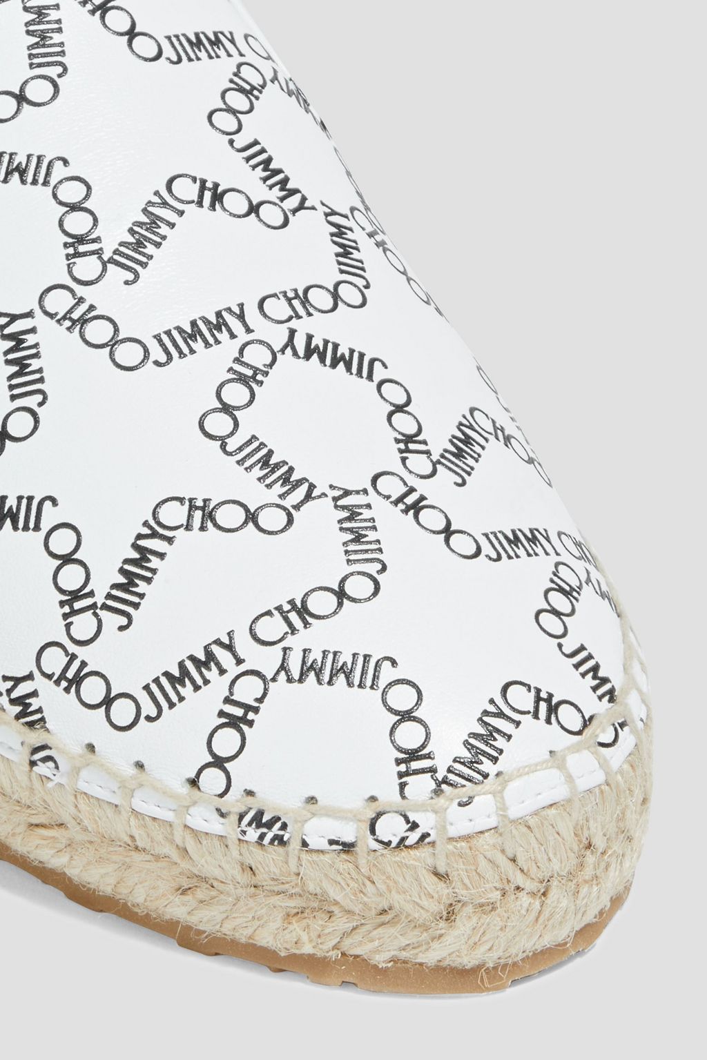 JIMMY CHOO Lichi Espadrilles aus bedrucktem Leder