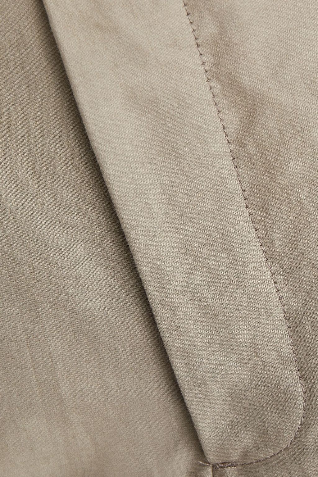 RICK OWENS Cotton and silk-blend suit pants
