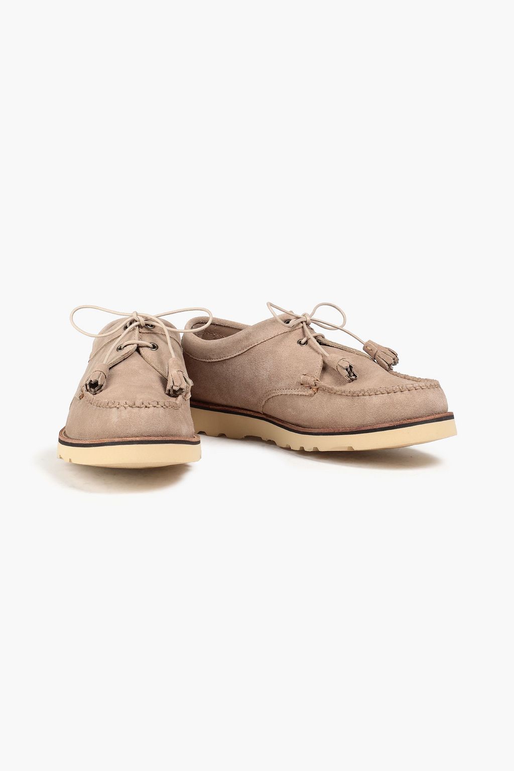 G.H. BASS & CO Weejuns Tie Reverso suede boat shoes