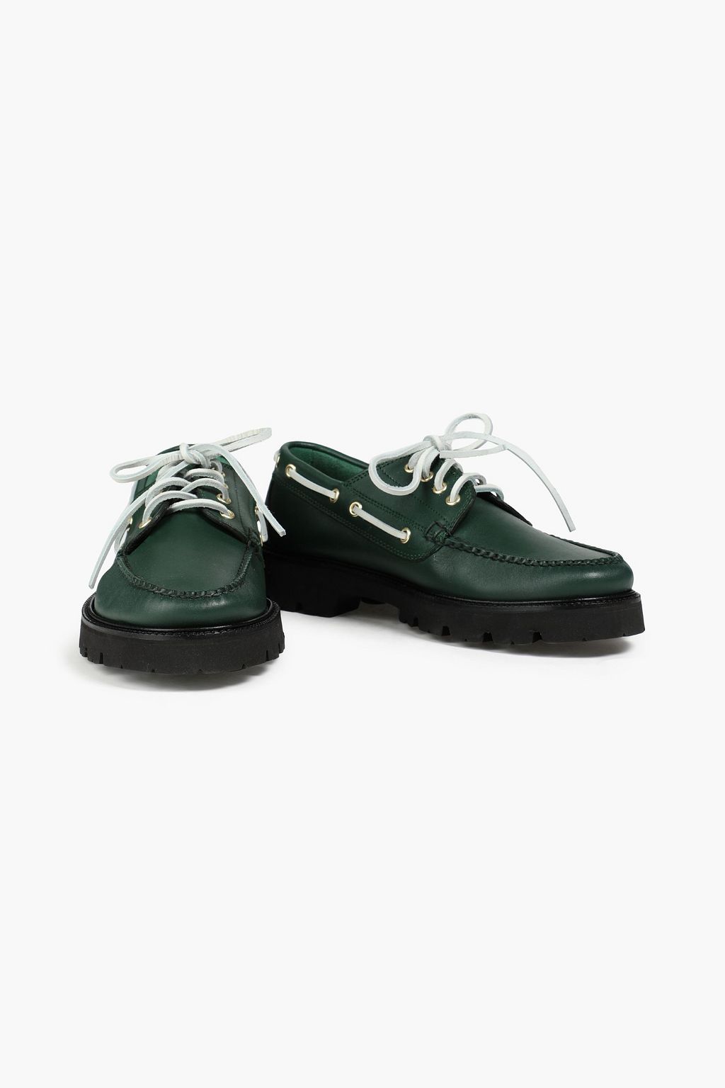bass leather sneakers