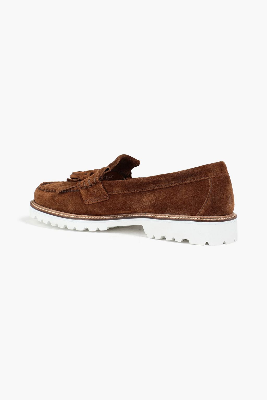 G.H. BASS & CO Weejun tassel-trimmed suede loafers