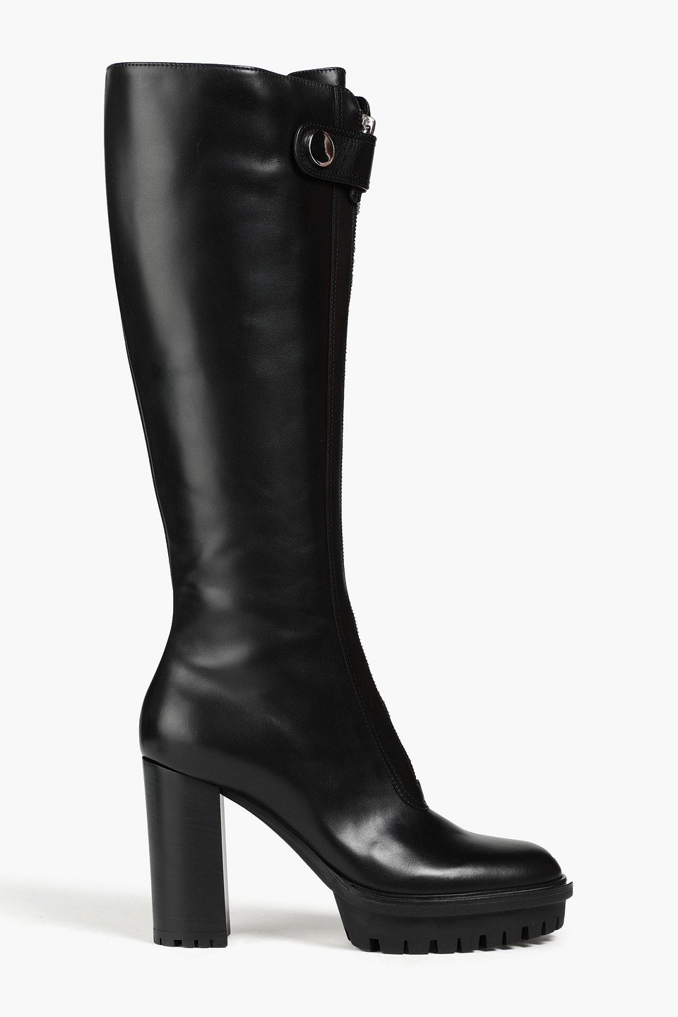 Gianvito Rossi Fenton Leather Boots In Black