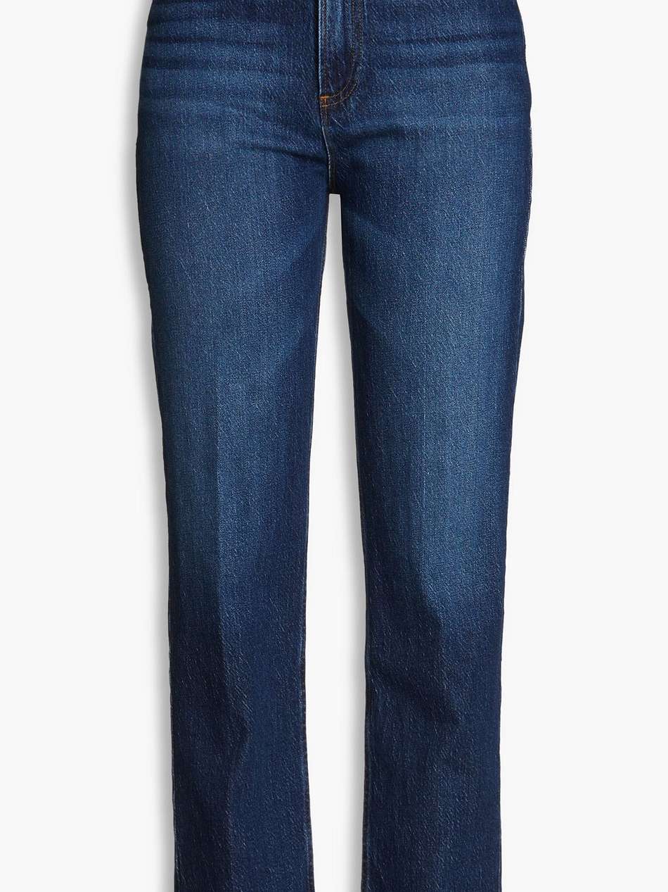 le high 'n' tight high-rise straight-leg jeans