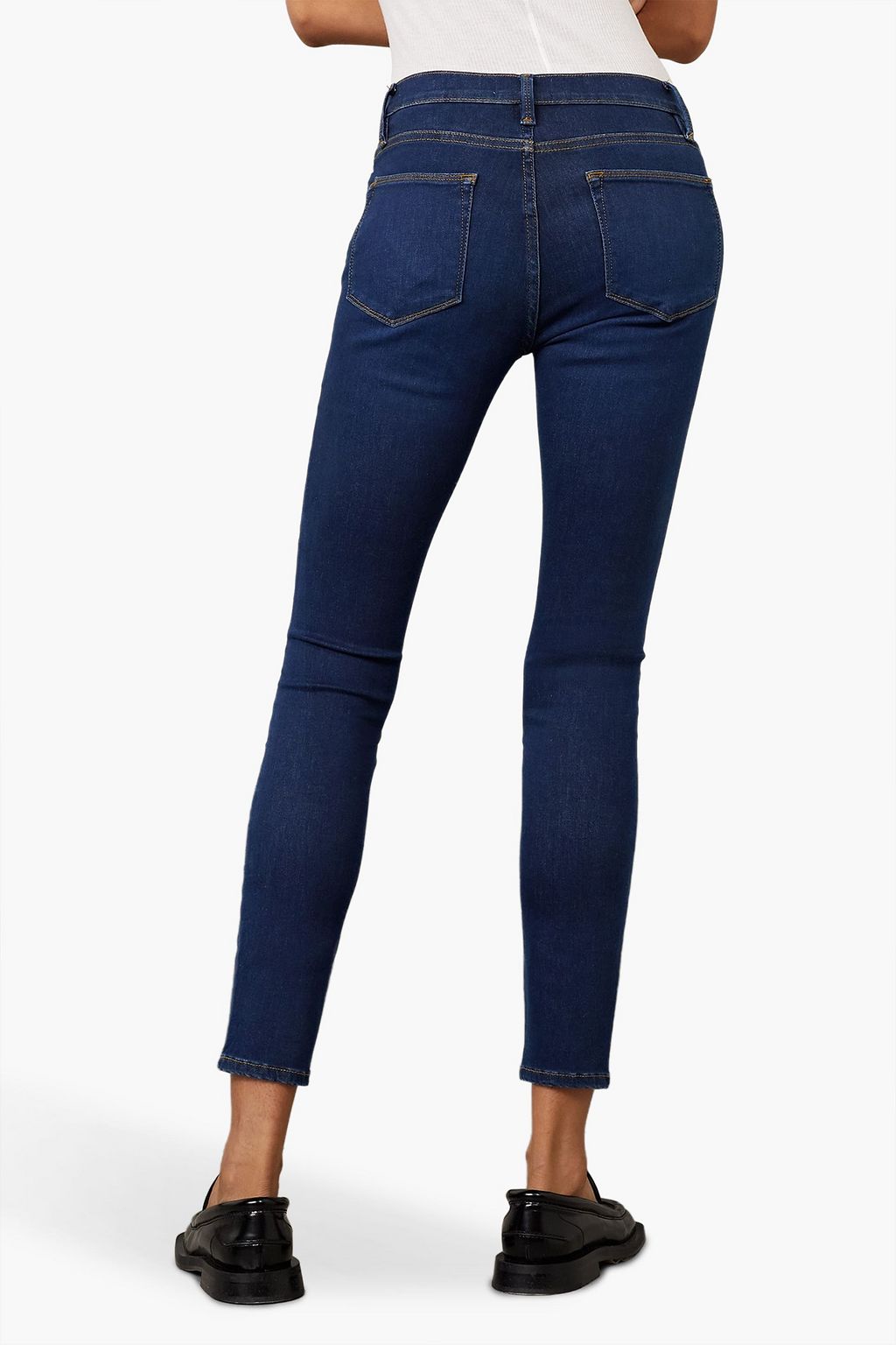 FRAME Le High high-rise skinny jeans