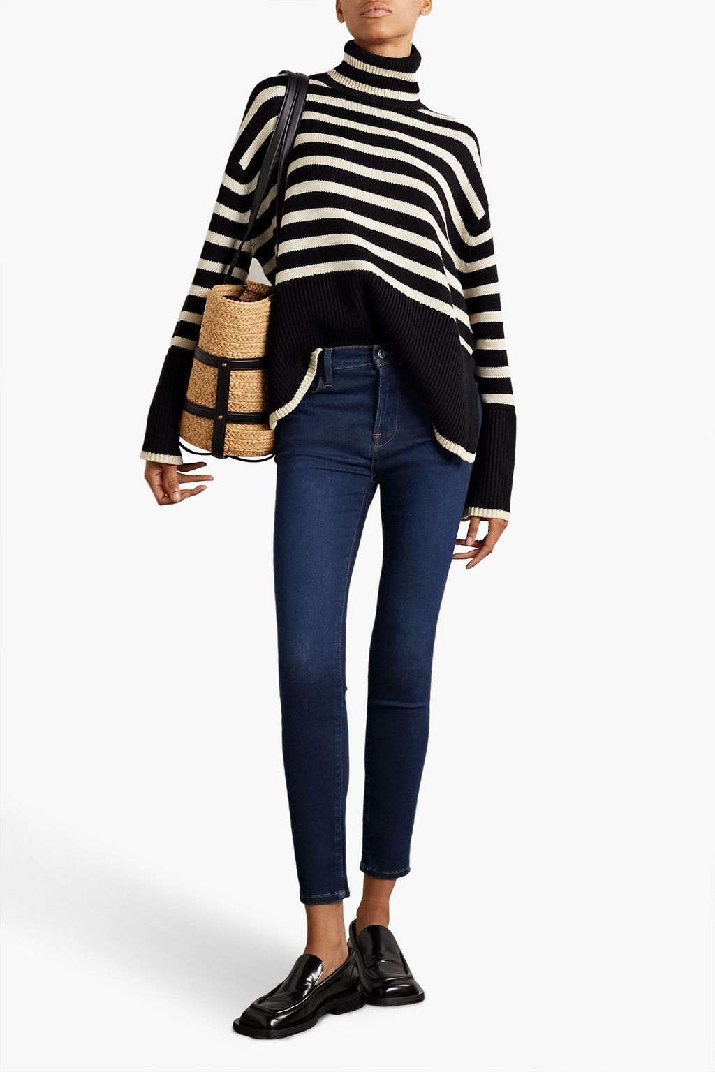 FRAME Le High high-rise skinny jeans