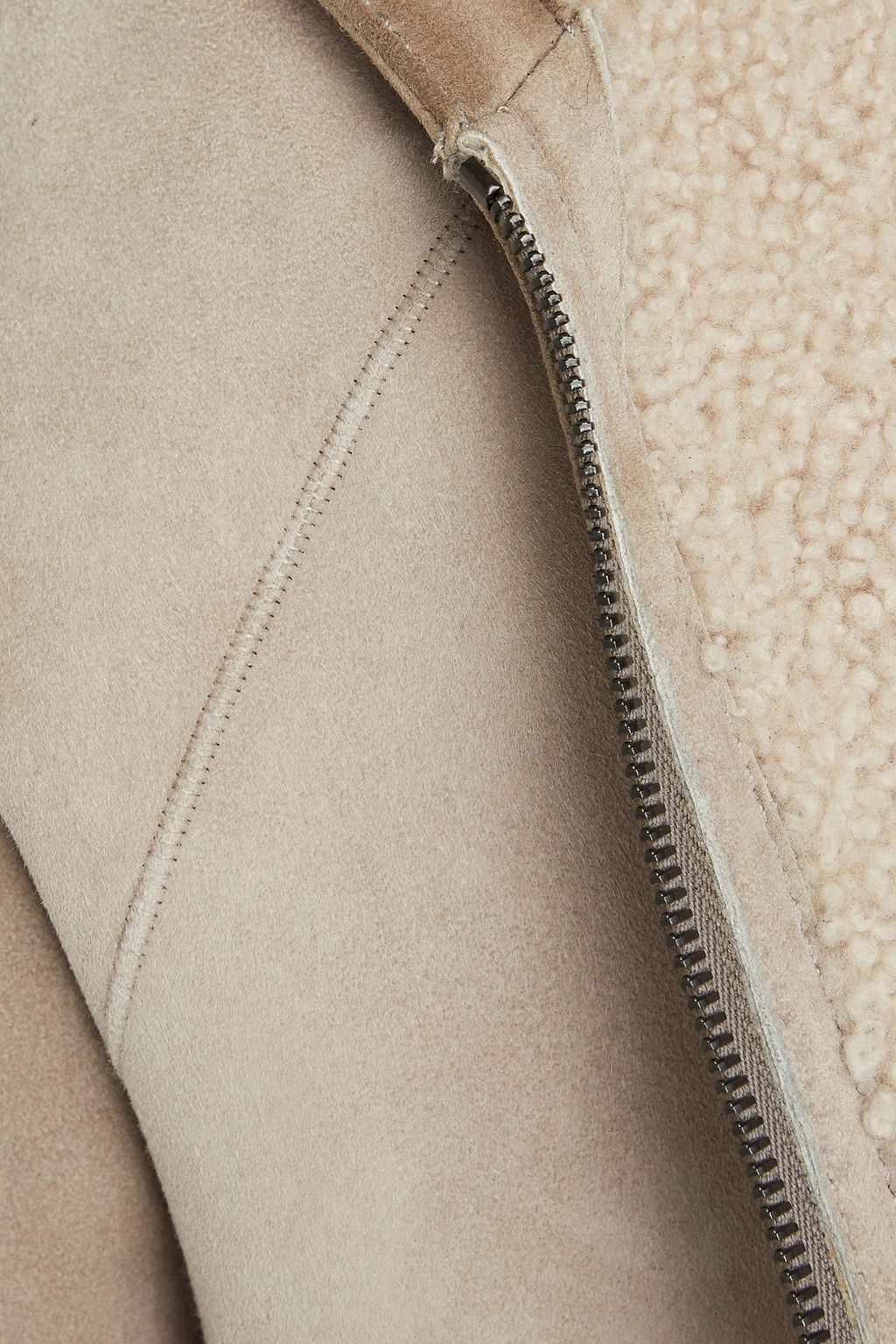 ZEGNA Shearling hooded jacket